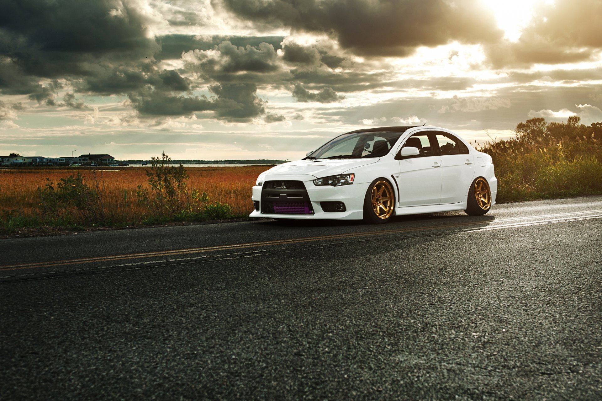 mitsubishi lancer evolution x jdm style beautiful automobile desktop vehicles wallpapers white
