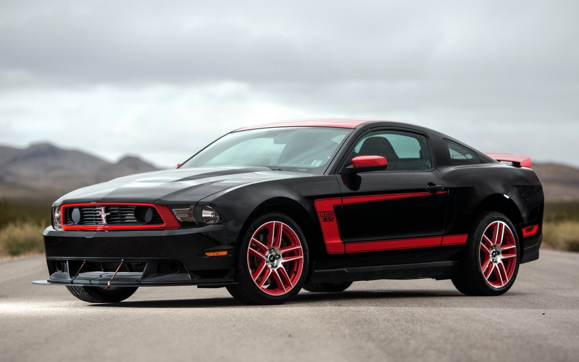 ford mustang boss 302 laguna seca front muscle car background