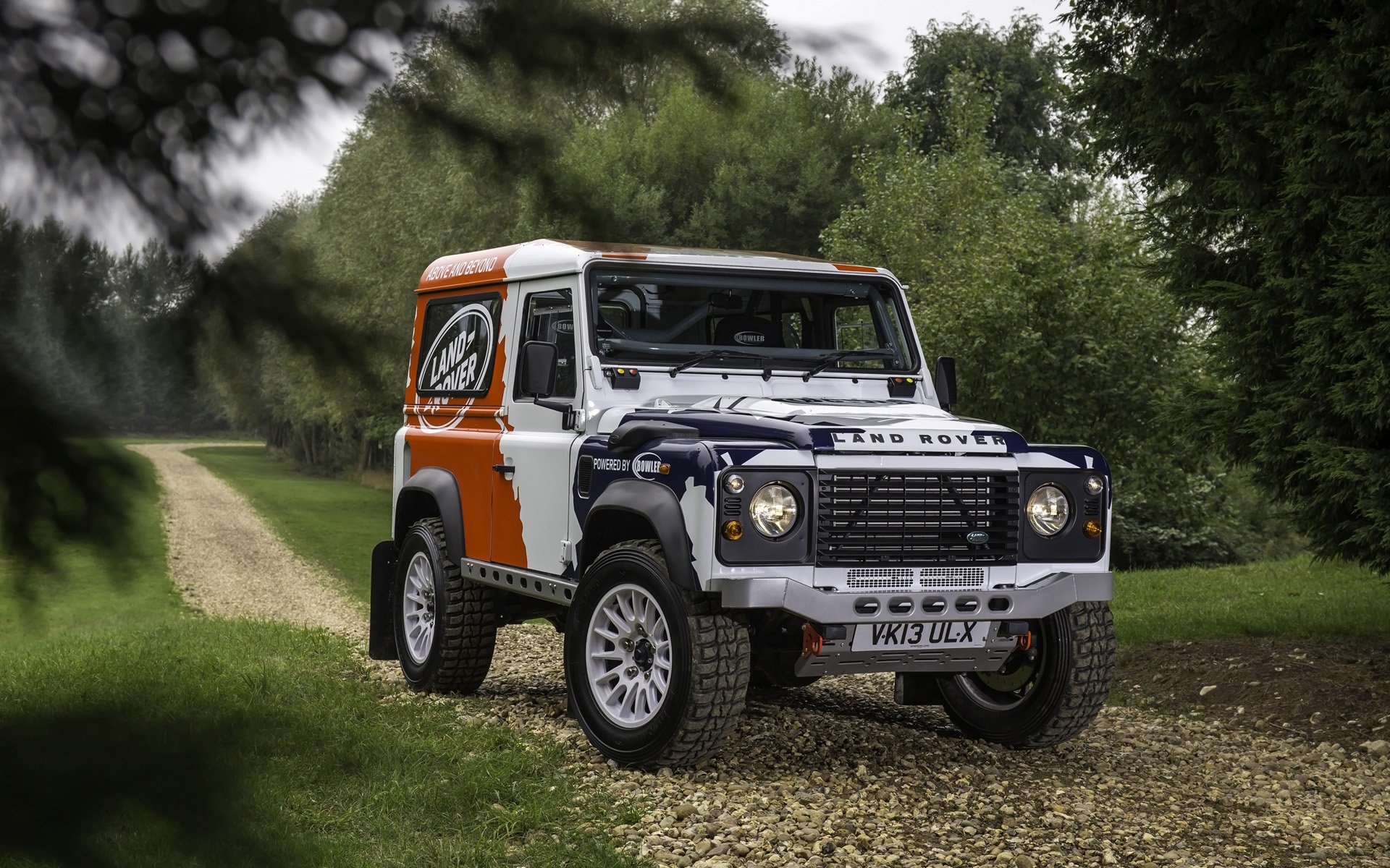 bowler land rover defender challenge front background