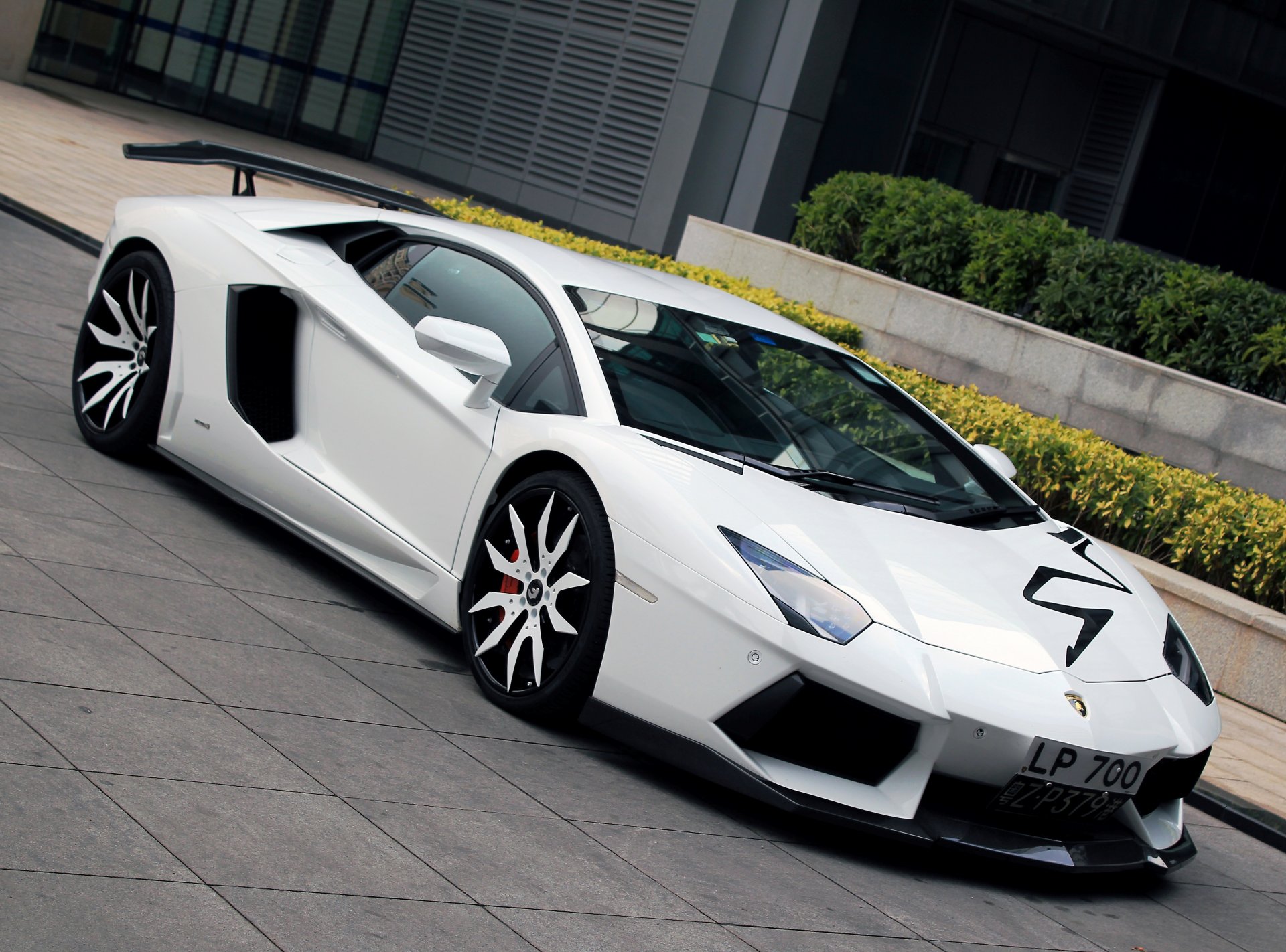 lamborghini aventador lp700-4 white car auto wallpapers