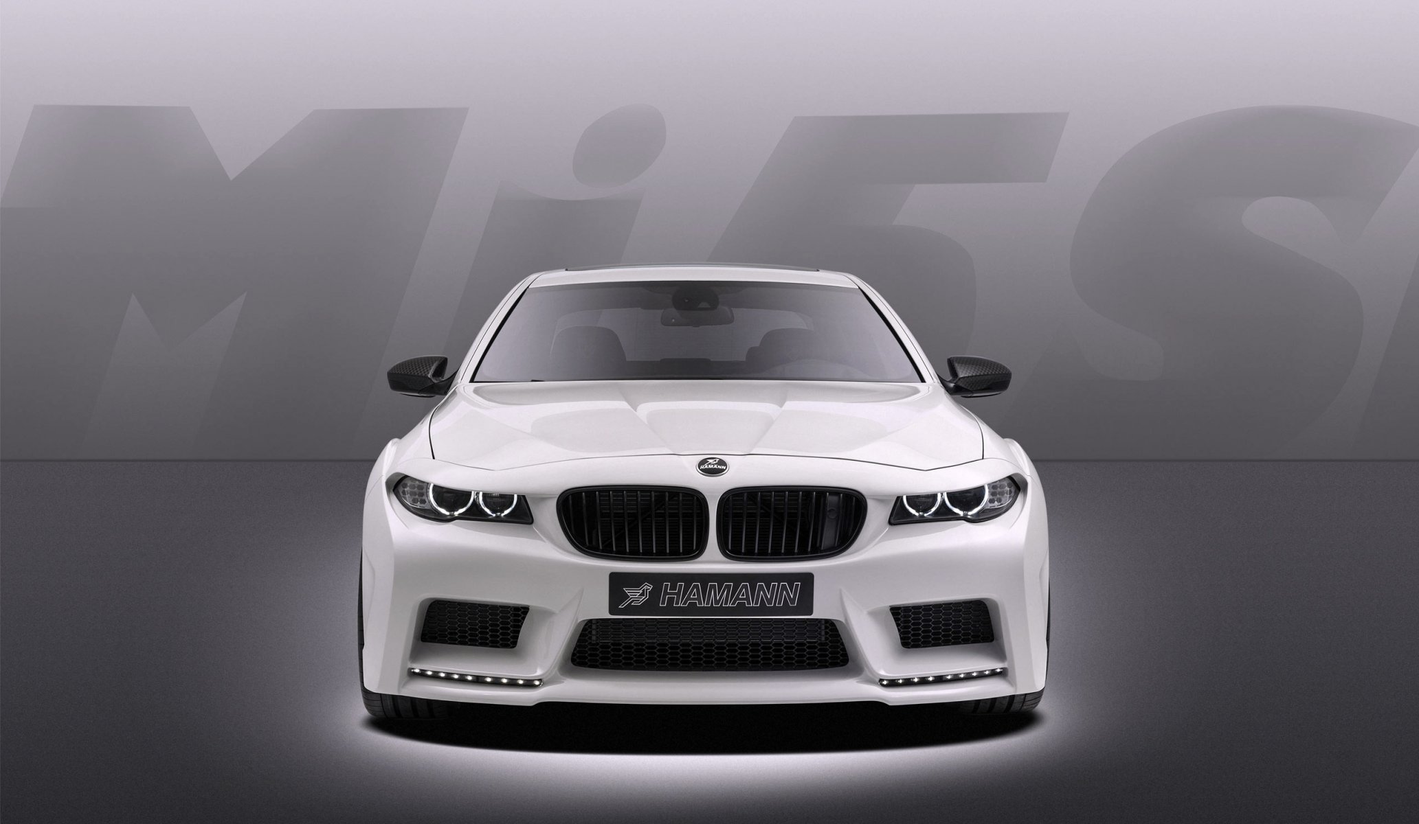 bmw m5 mission hamann car machine white boomer sedan body tuning front hood light grille