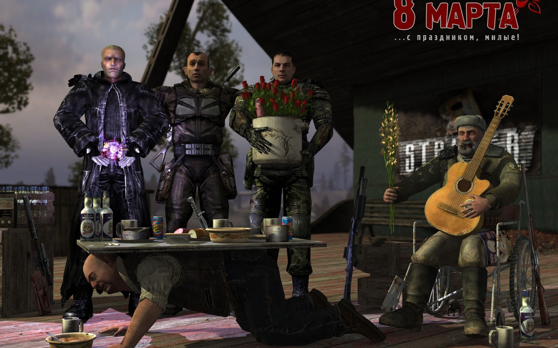 stalker chernobyl sidorych shooter bandit area march 8 forester military