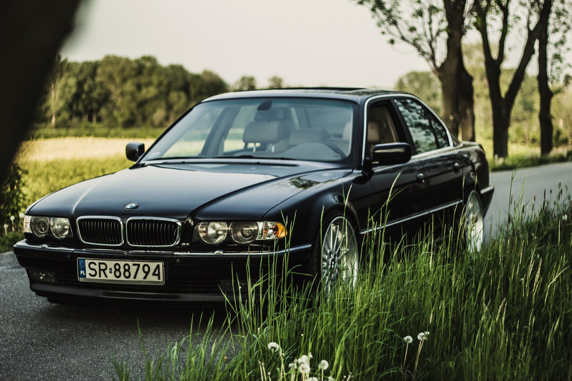 bmw 740i e38 bimmer boomer black classic