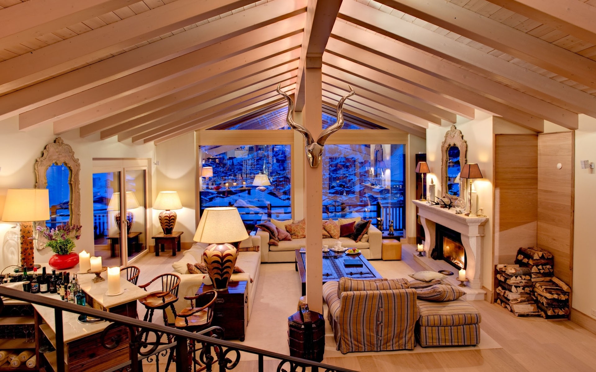 window switzerland sofas armchairs living room room rod house salon home chalet zermatt chairs . design firewood fireplace fire furniture