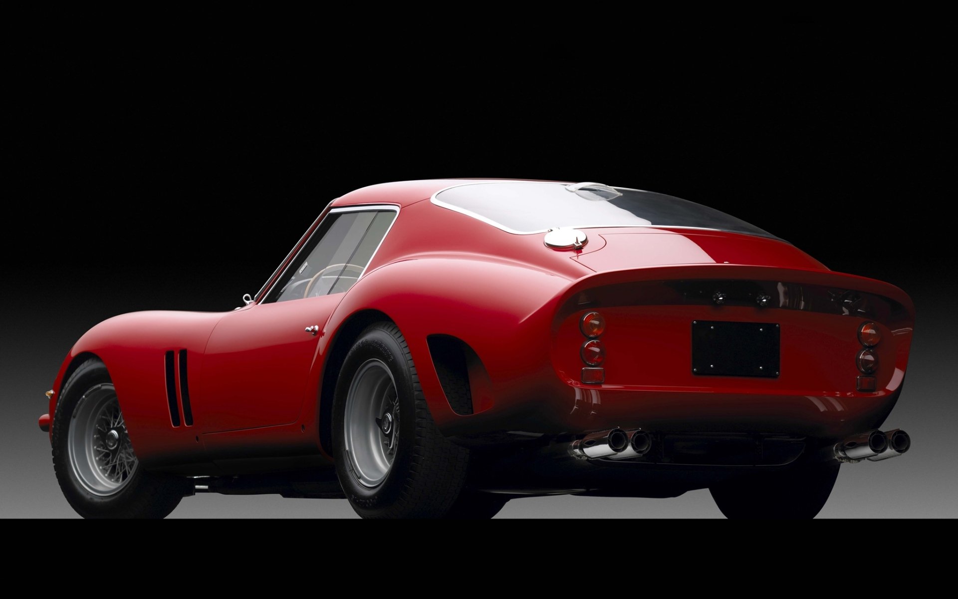 ferrari gto 1962 supercar red rear view classic beautiful machine twilight