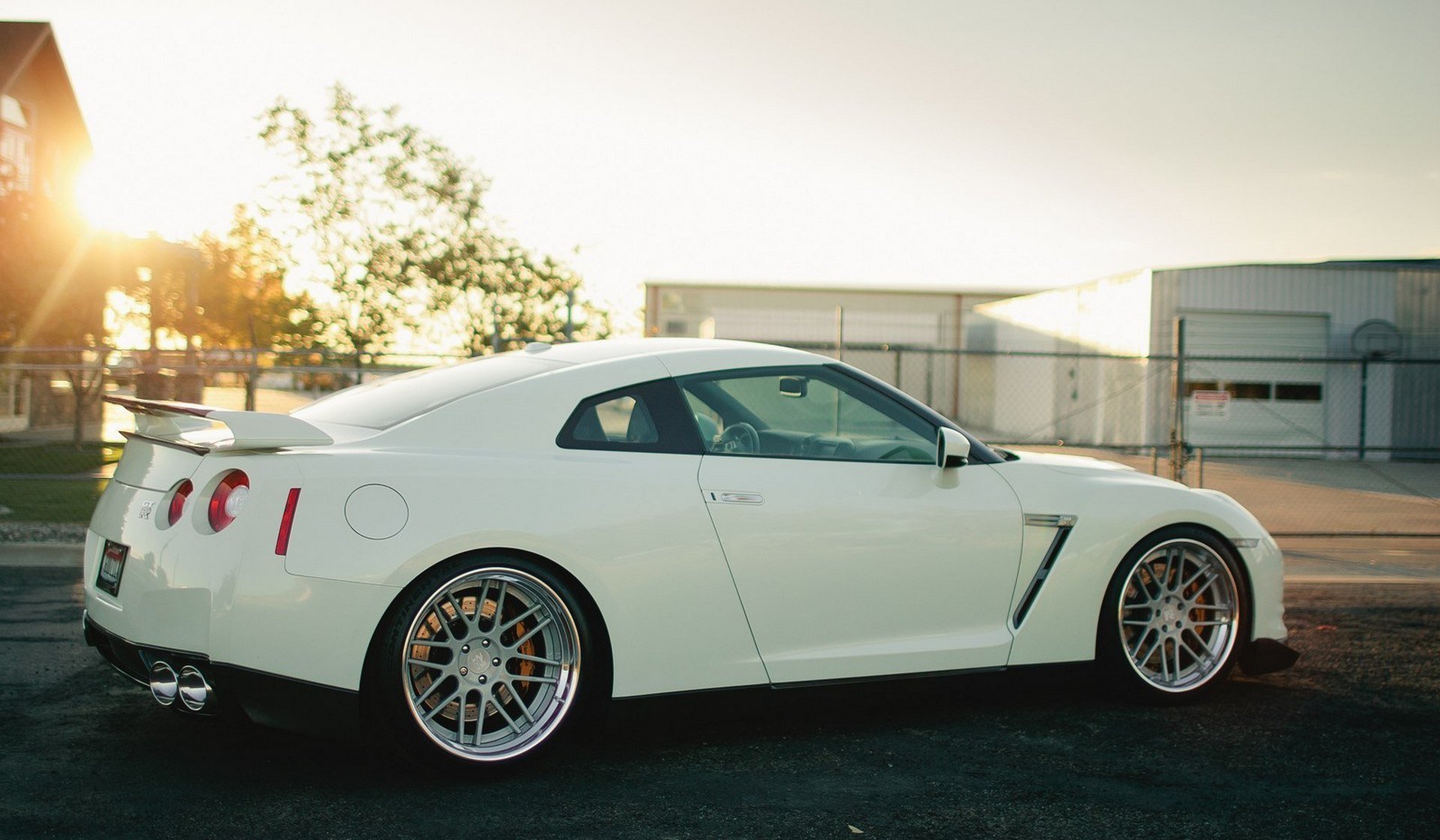 car wallpapers nissan gt-r r35 white tuning vehicles nissan gt -r p35 sports car