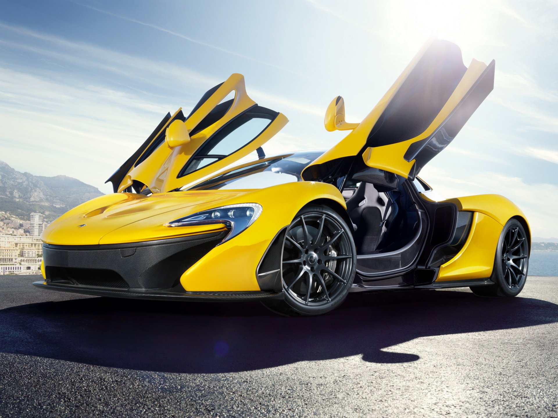 mclaren mclaren p1 open the door doors