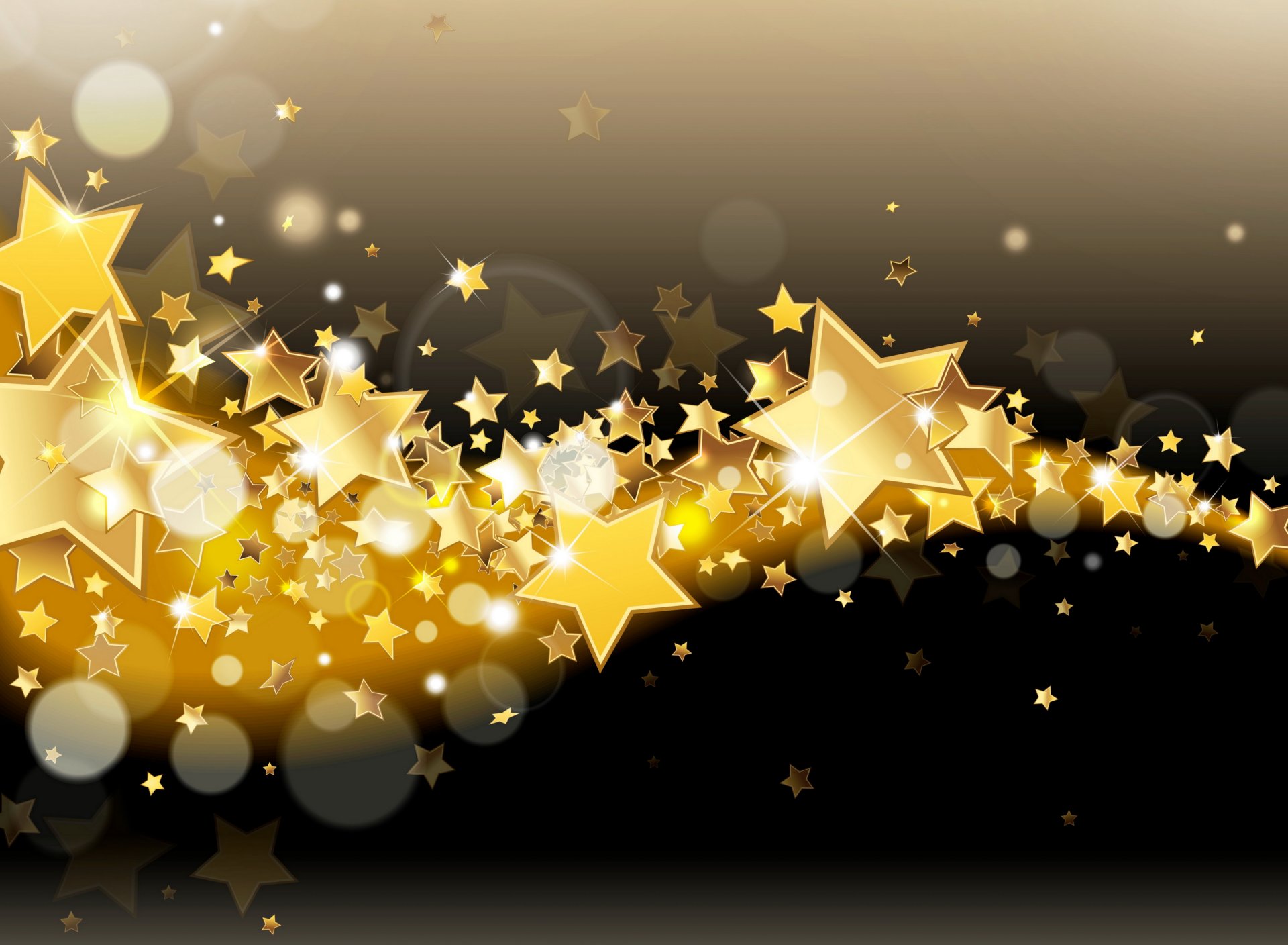 golden stars sparkle glitter glow background star gold shine lights