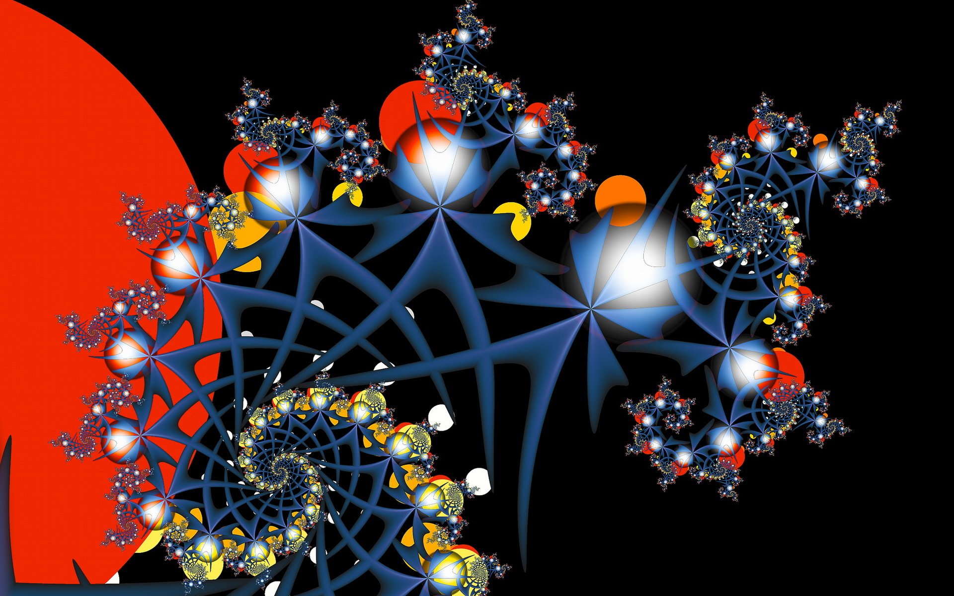 flowers form abstract