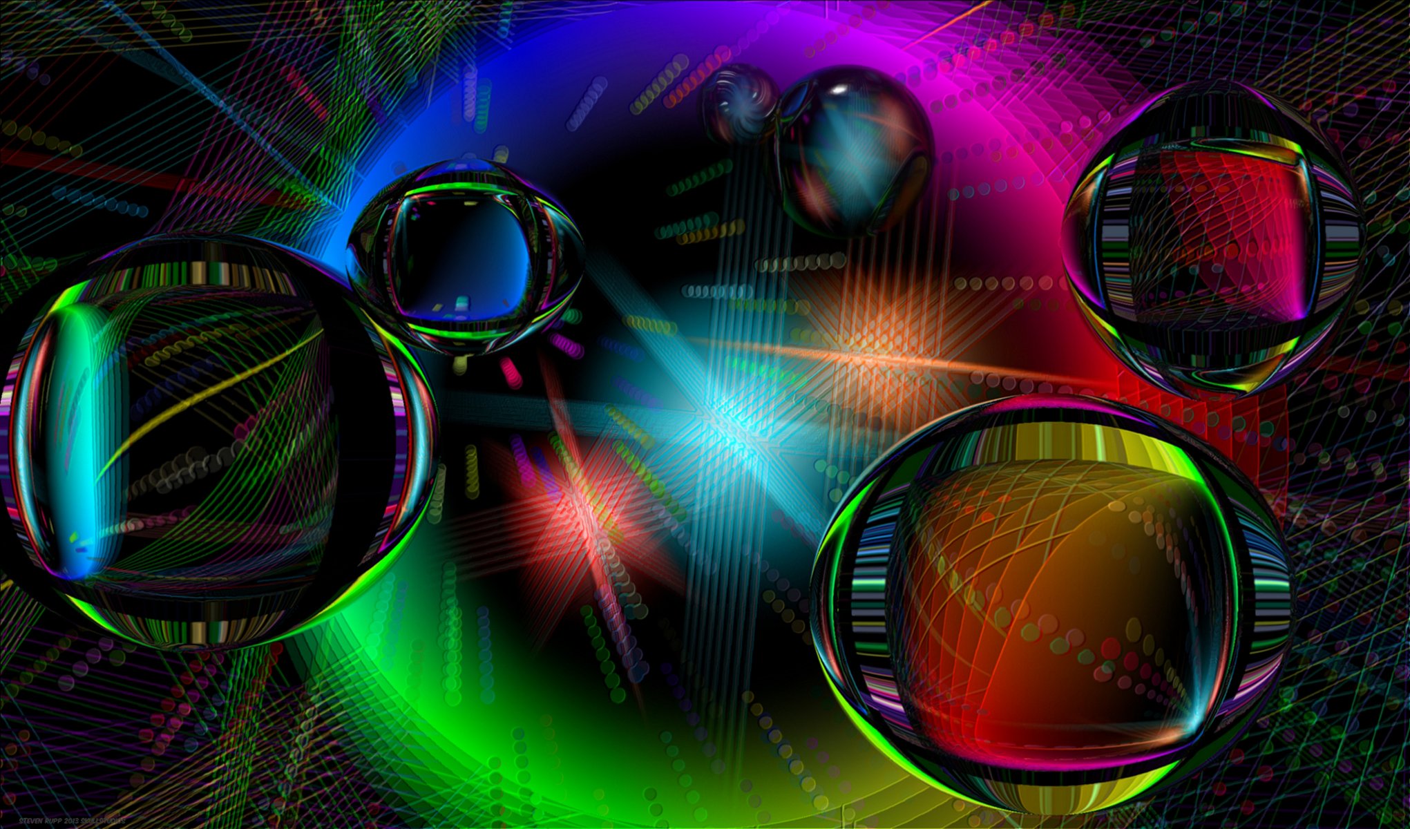 light flowers drop ball shine tide line