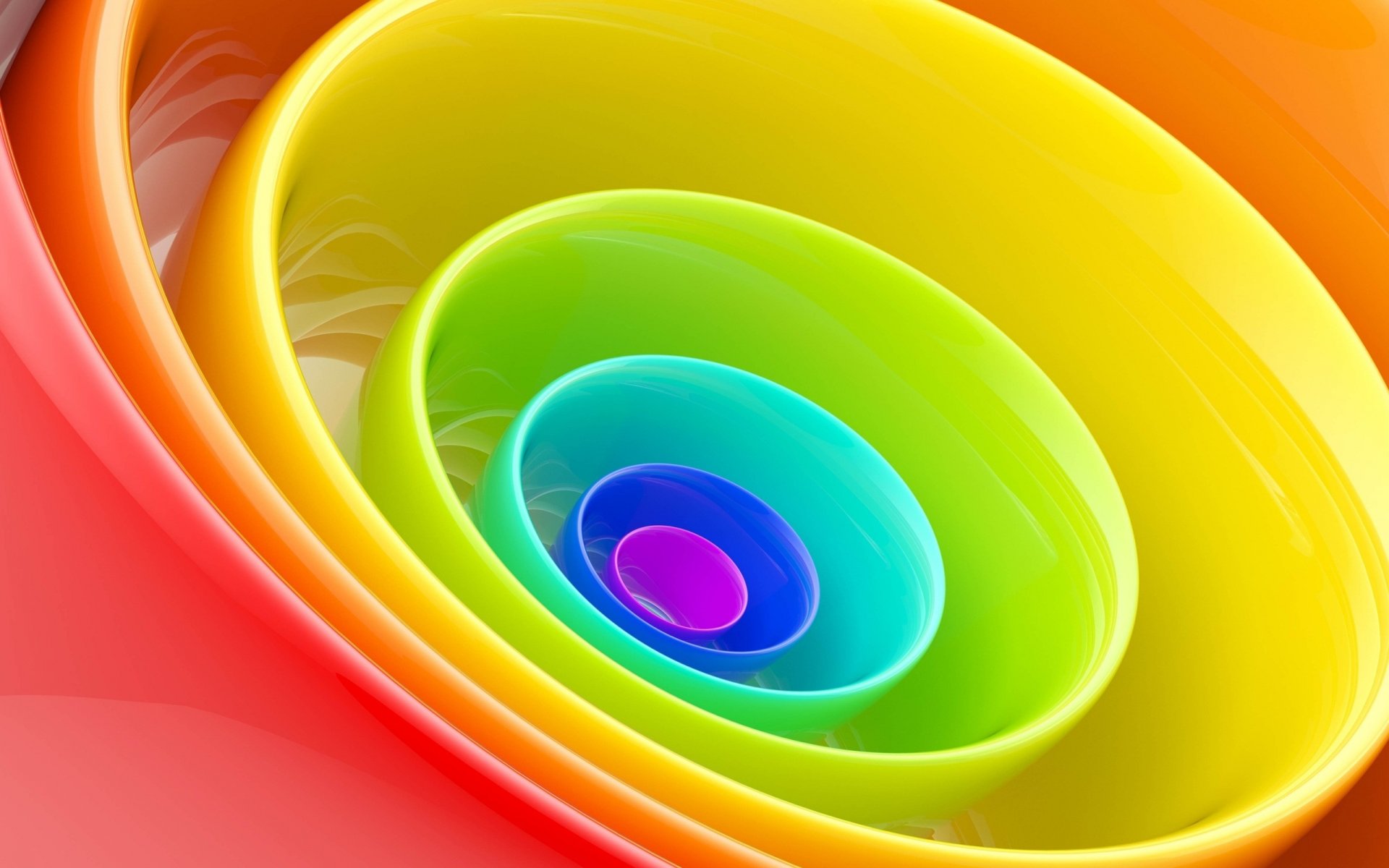 rainbow flowers ring bowl cup dish tableware wallpaper circle