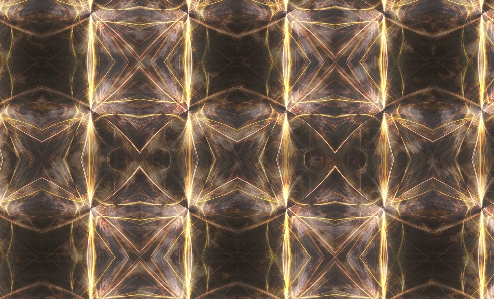 fractals gold checkerboard geometric shapes