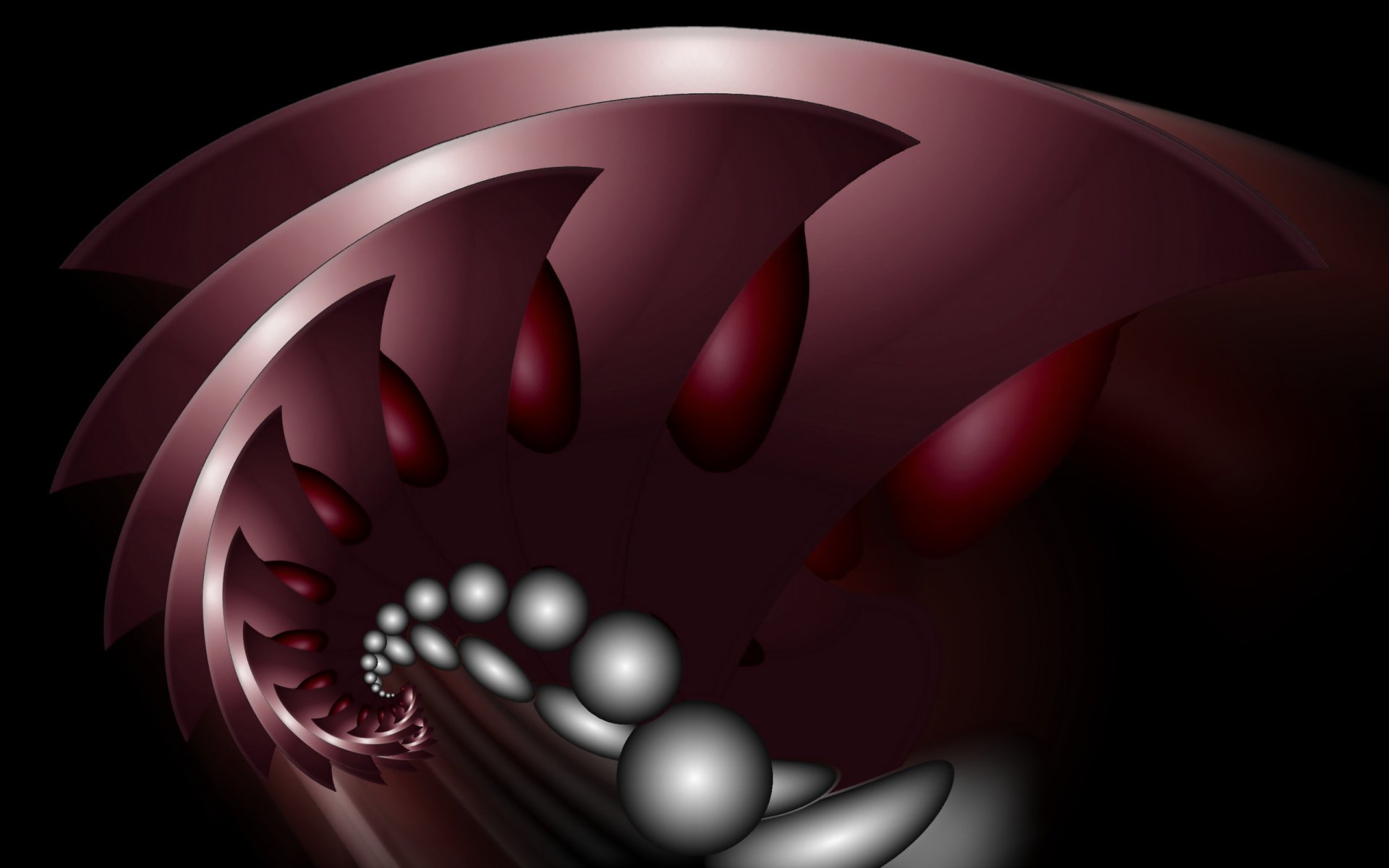 flowers form abstract