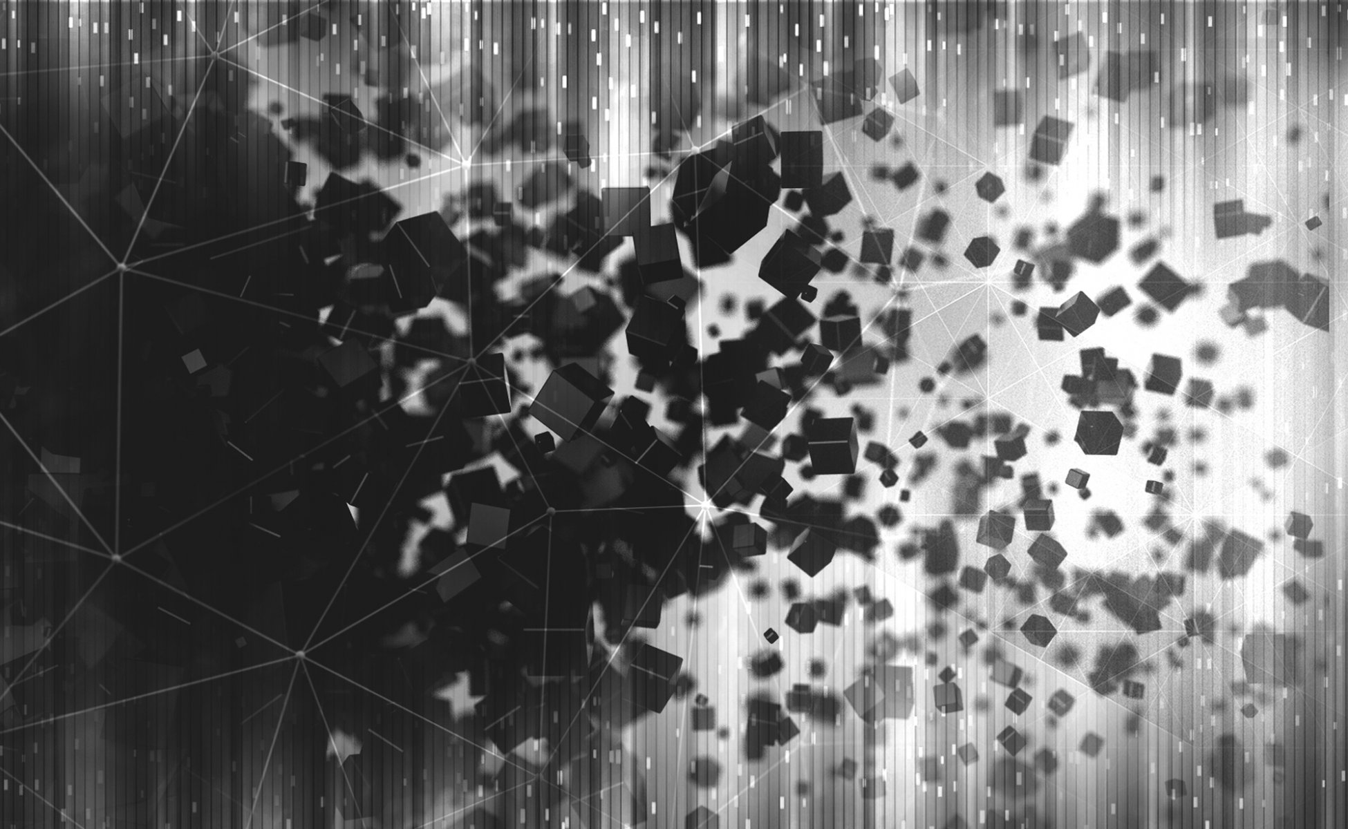 face geometry line explosion