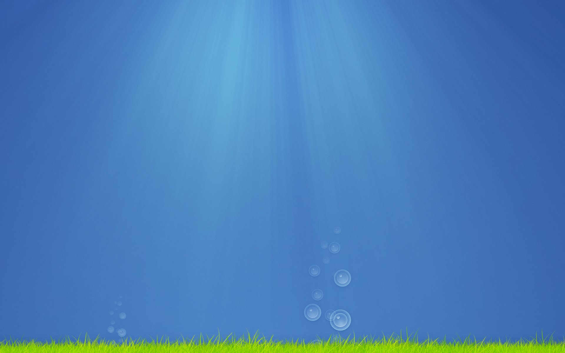 minimalism art creative grass algae water ocean sea bubble bubbles drop drops under water underwater light rays mood