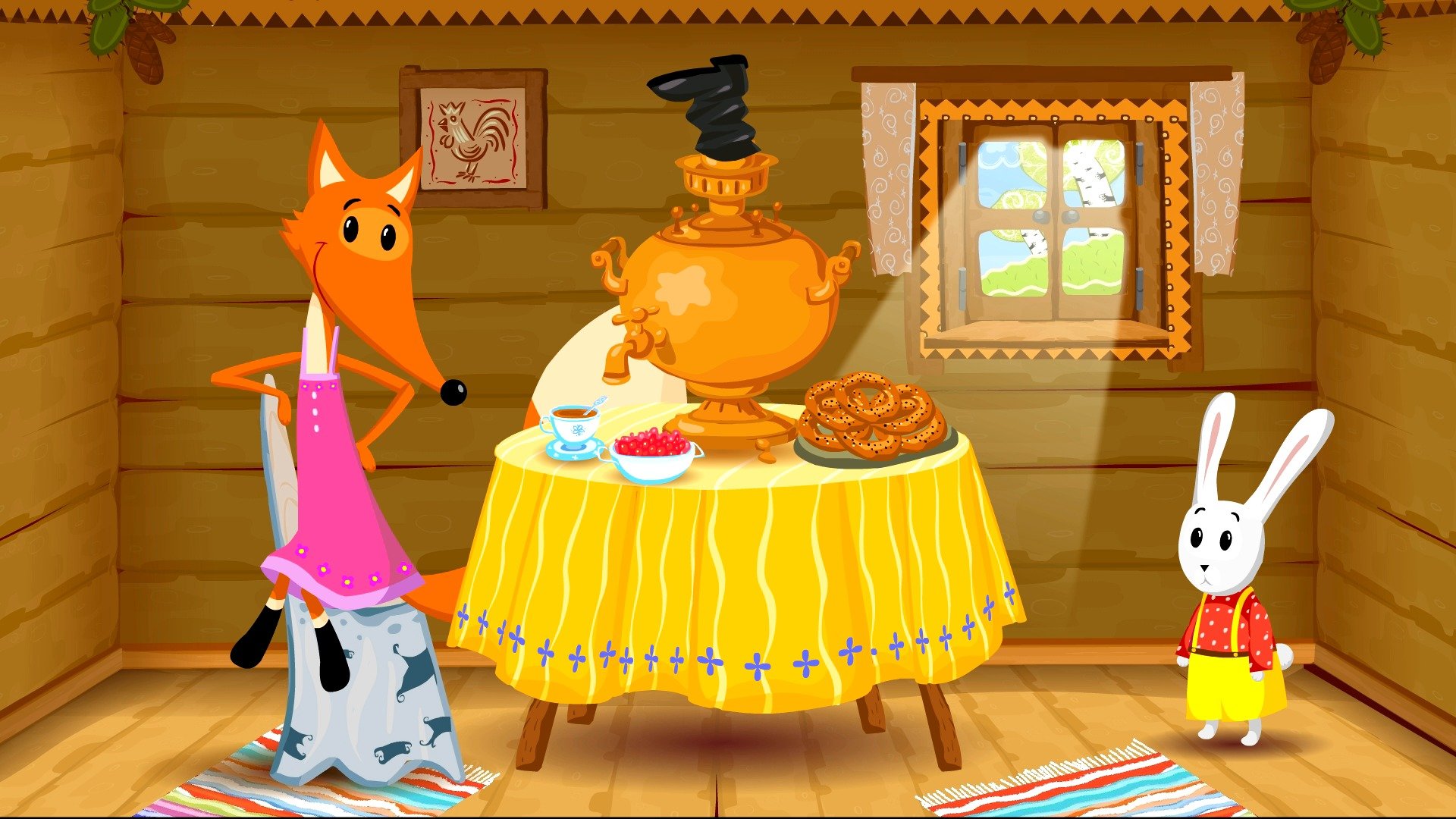 childhood the world of fairy tales fox hare picture art for kids