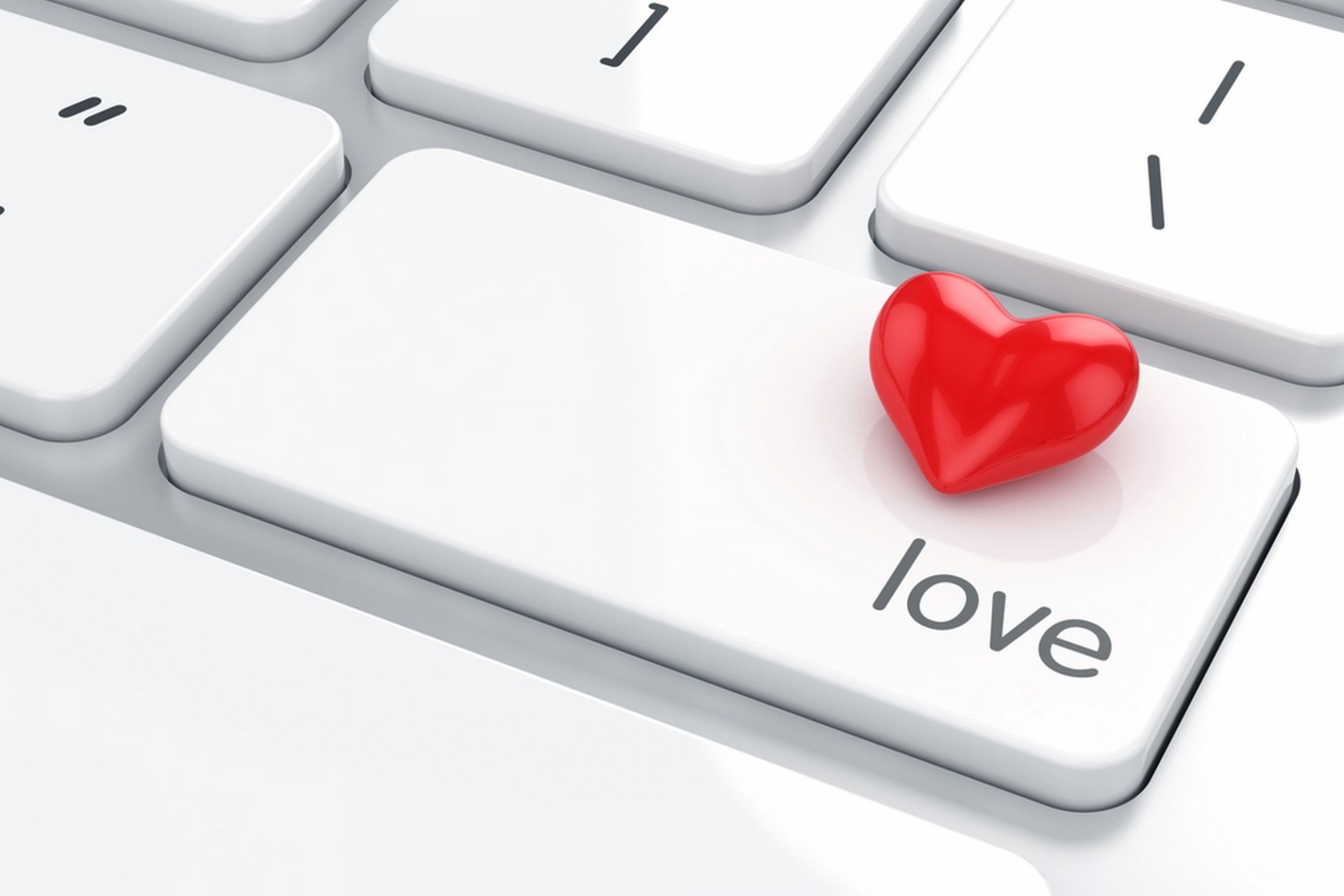 keyboard heart love