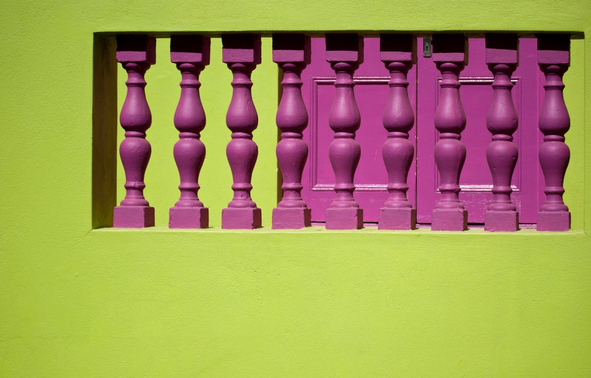 bo-kaap malay quarter cape town south africa balusters