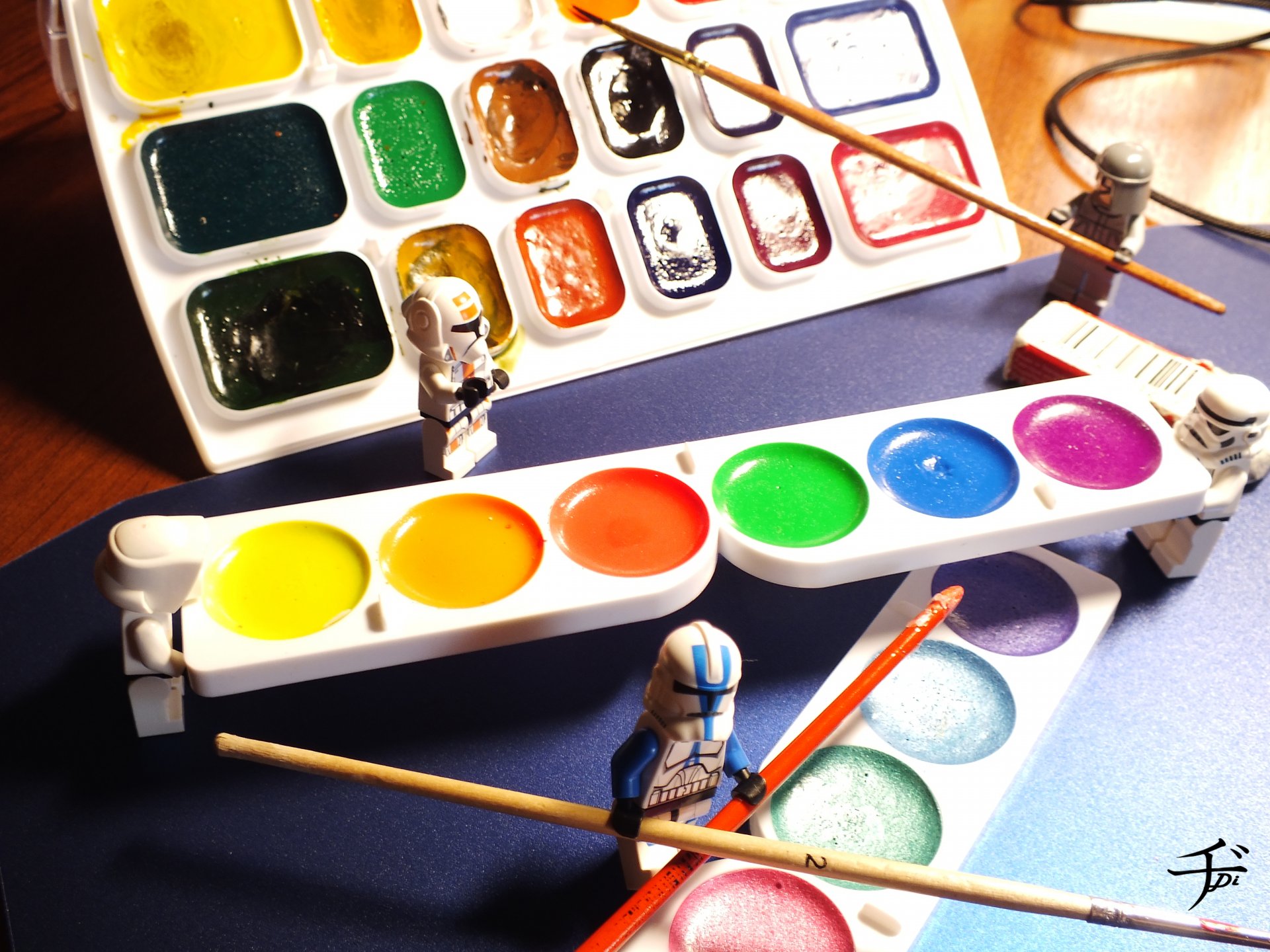 lego star wars paint brush art