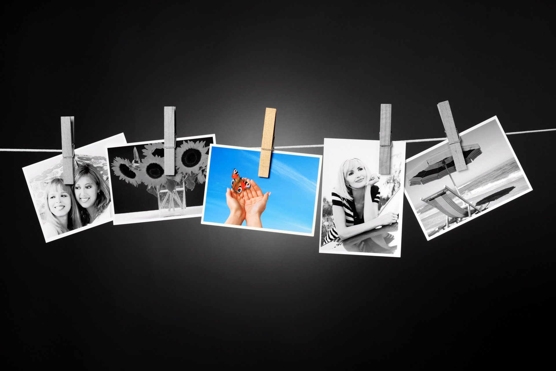 mood photo pictures clothespin memories summer color among black are white photos wallpaper.