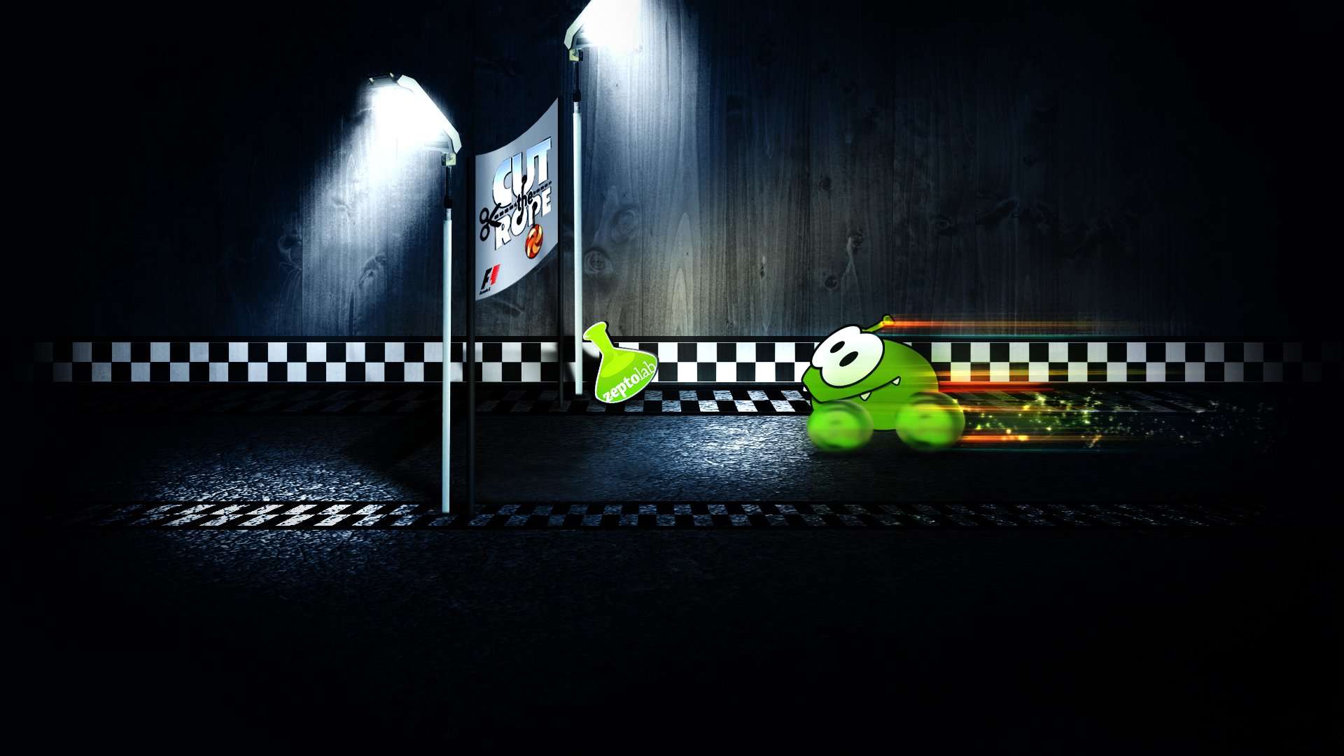 small green monsters amateur caramel adult om-nom om nom universe cat se rope cut the rope receives part to racing formula 1 prize cup candy minimalism .