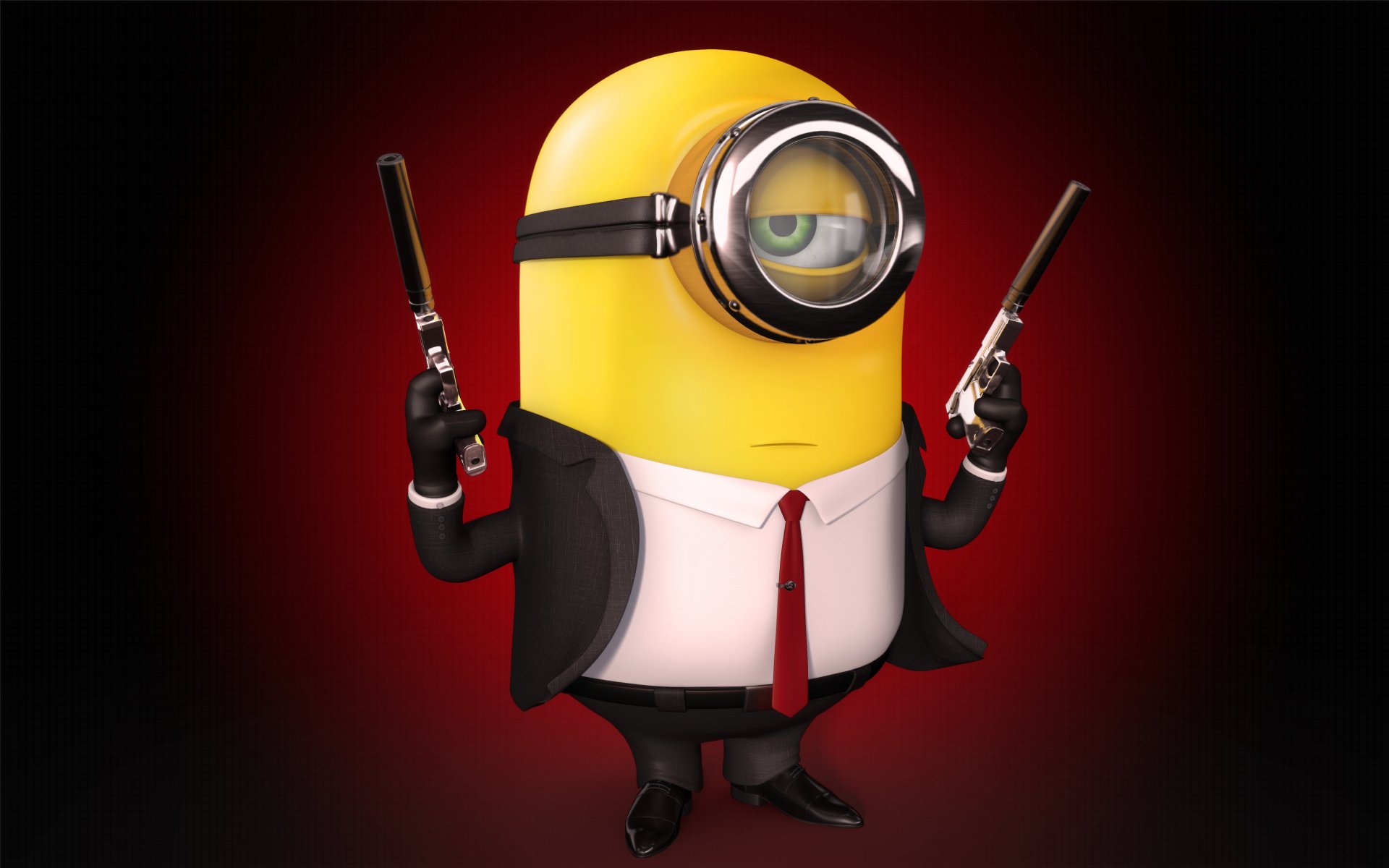 hitman minion ep minimalism silverballer silverbollery weapon background