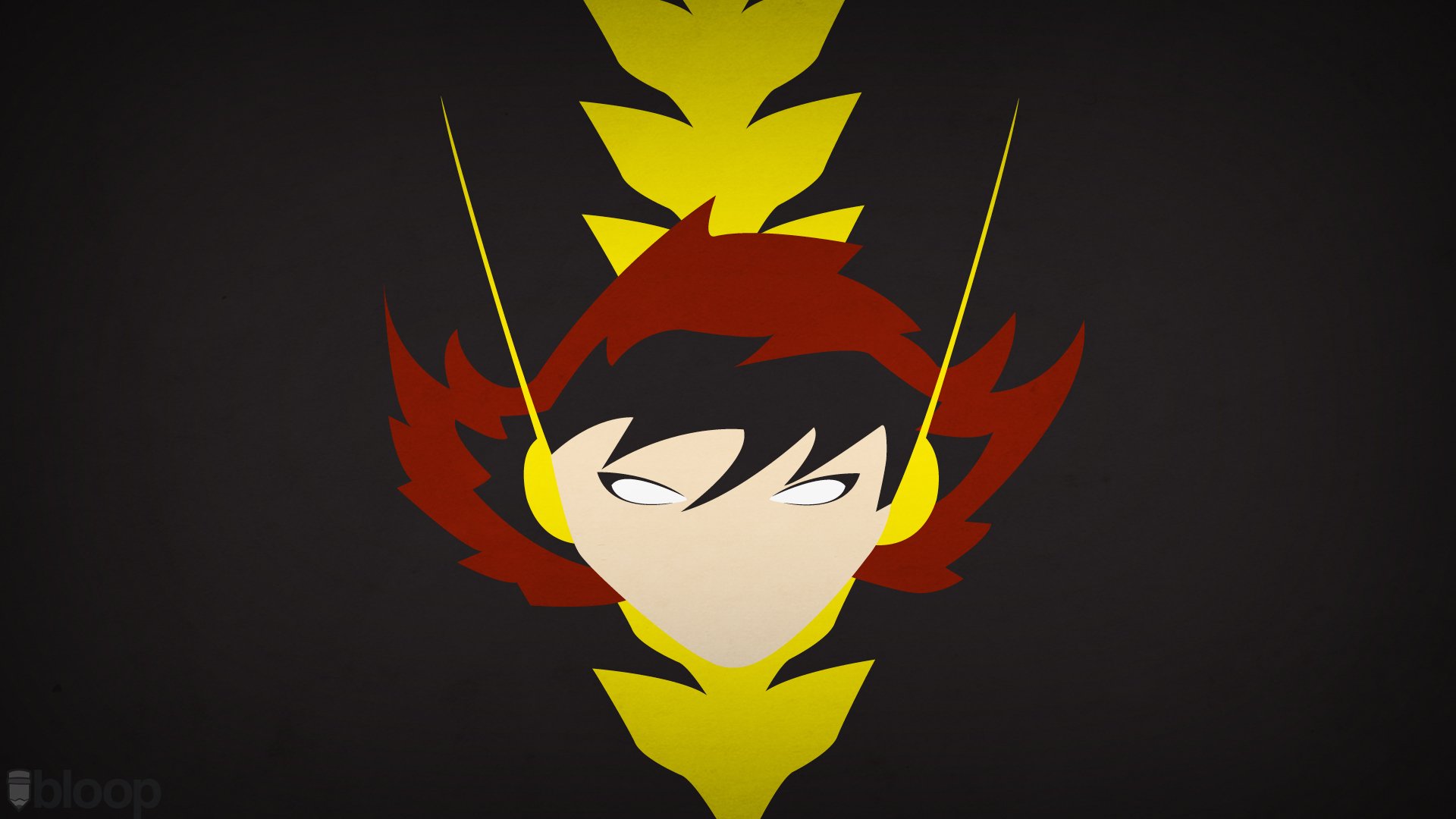 blo0p minimalism marvel comics the wasp janet van dyne wasp