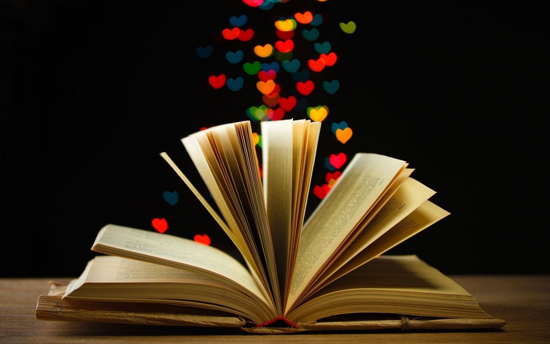 mood book pages bokeh lights background wallpaper widescreen full screen hd wallpapers