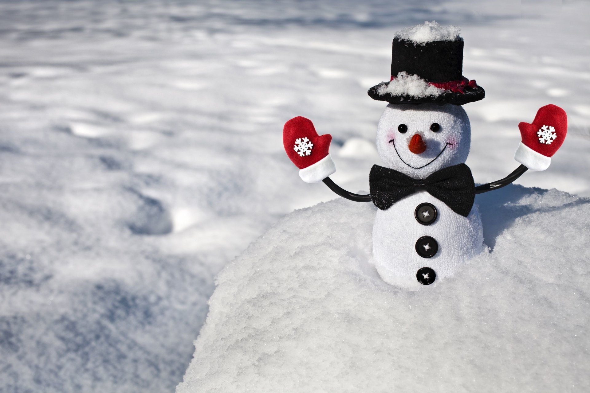 mood winter snow snowman smile positive butterfly mittens snowflakes buttons background wallpaper widescreen full screen hd wallpapers
