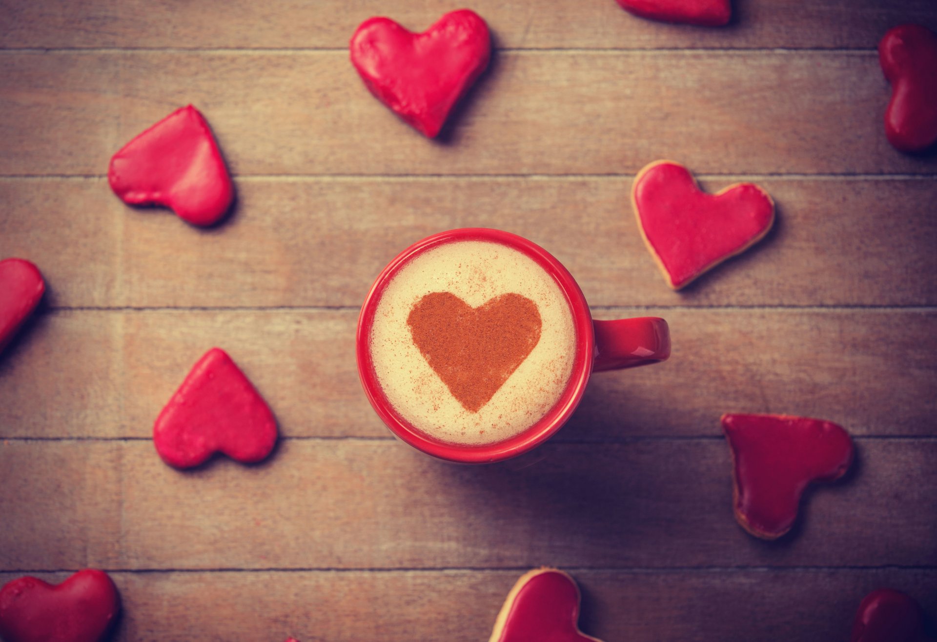 mood mug cup heart cappuccino love background wallpaper widescreen full screen hd wallpapers