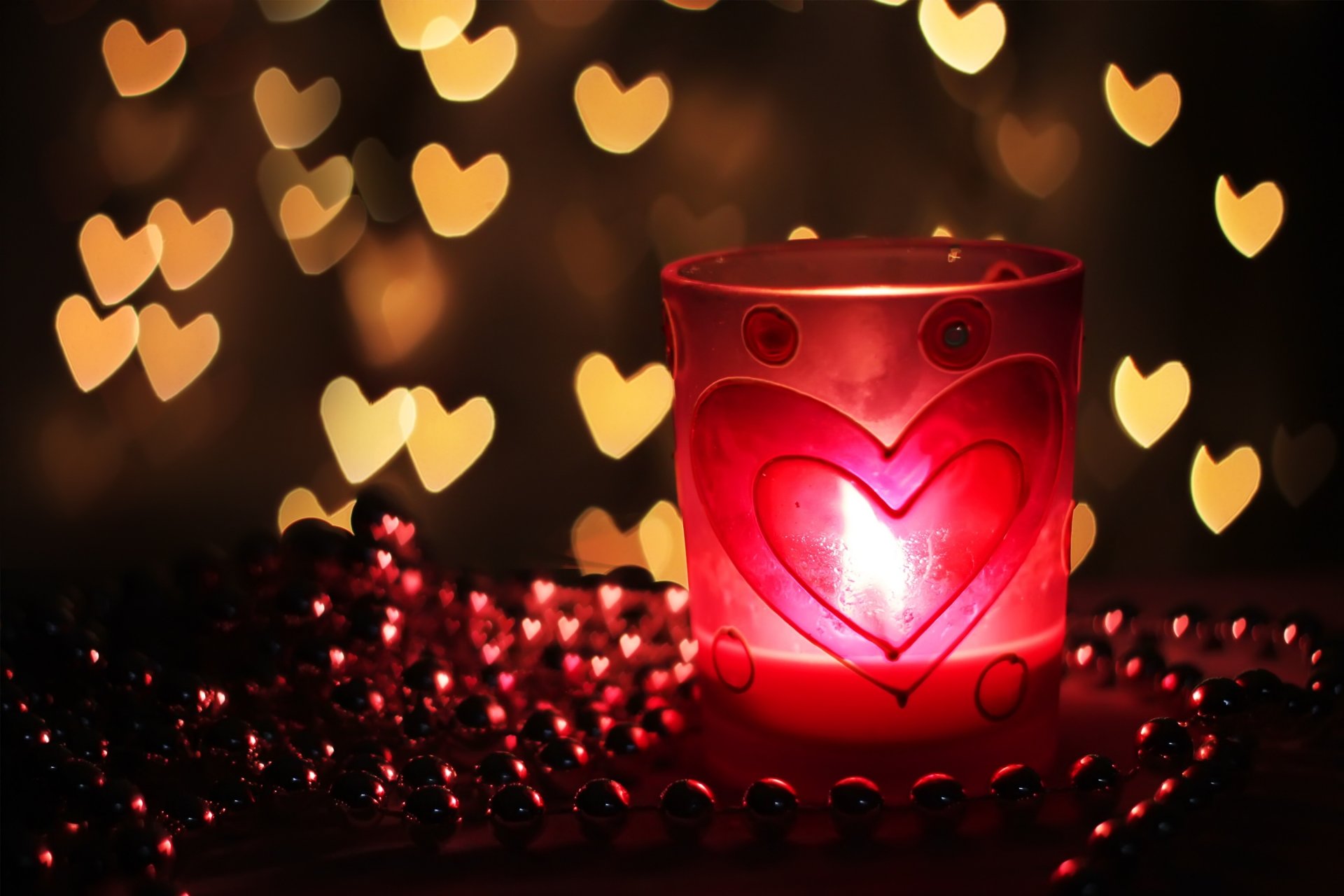 mood heart mug glass beads light bokeh background wallpaper widescreen full screen hd wallpapers fullscreen
