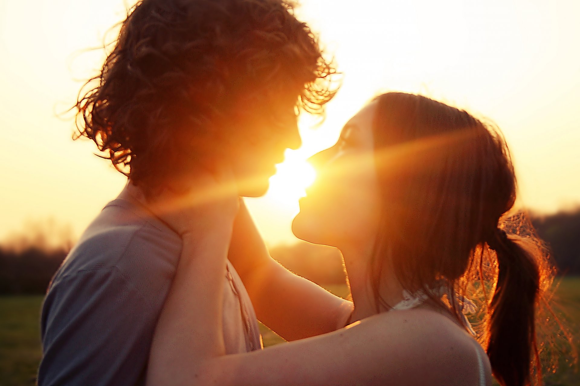 sun summer love the pair magic moment mood sunset romance