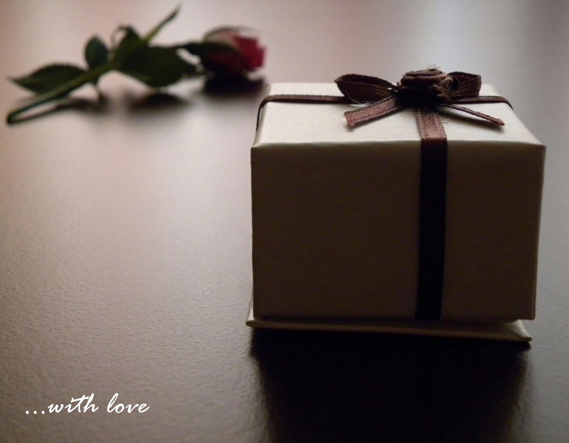 close up valentine's day 14 february love recognition feeling inscription present packaging box