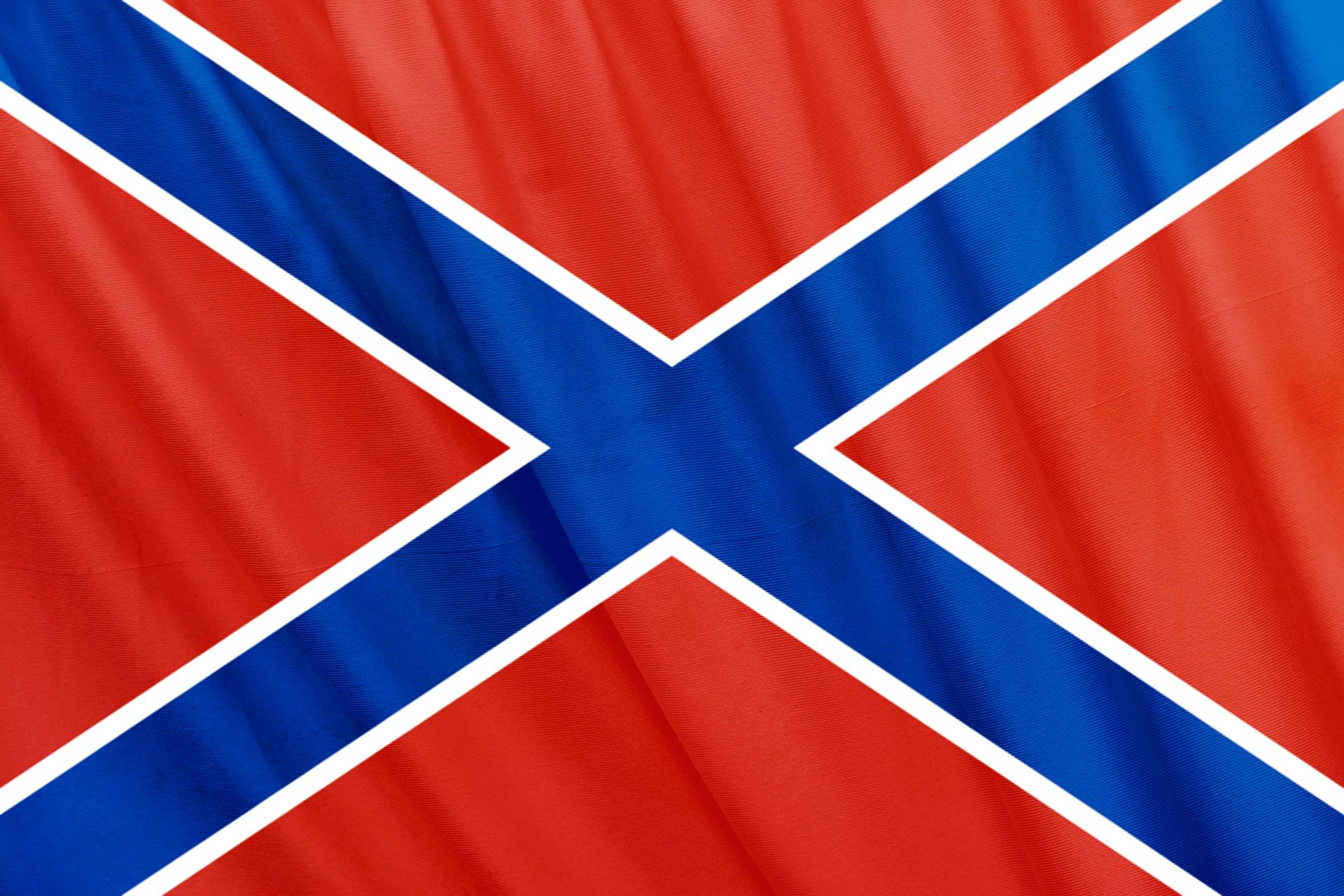 flag novorossia st. andrew's cross and will work independence confederation union of people's republics