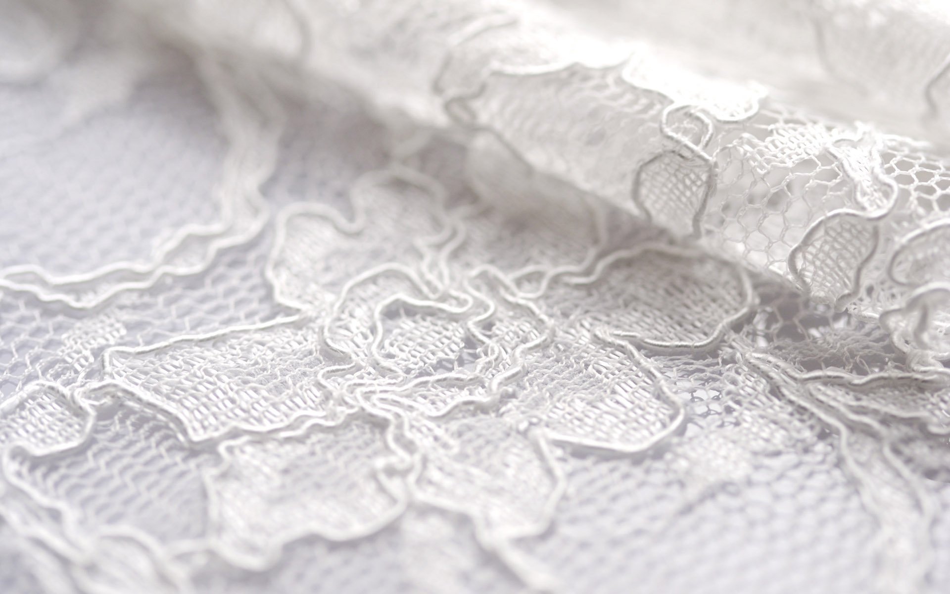 cloth lace fold pattern white flower