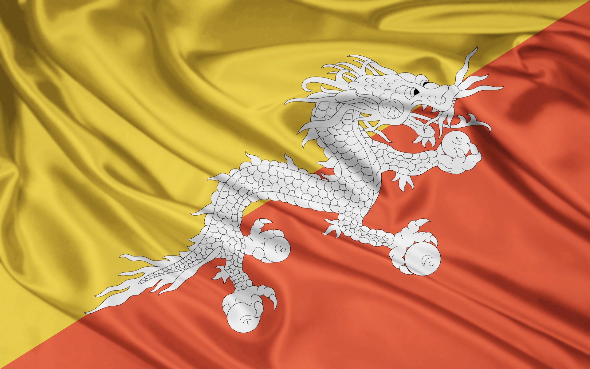 textures dragon the kingdom of bhutan flowers yellow orange background wallpaper wallpapers