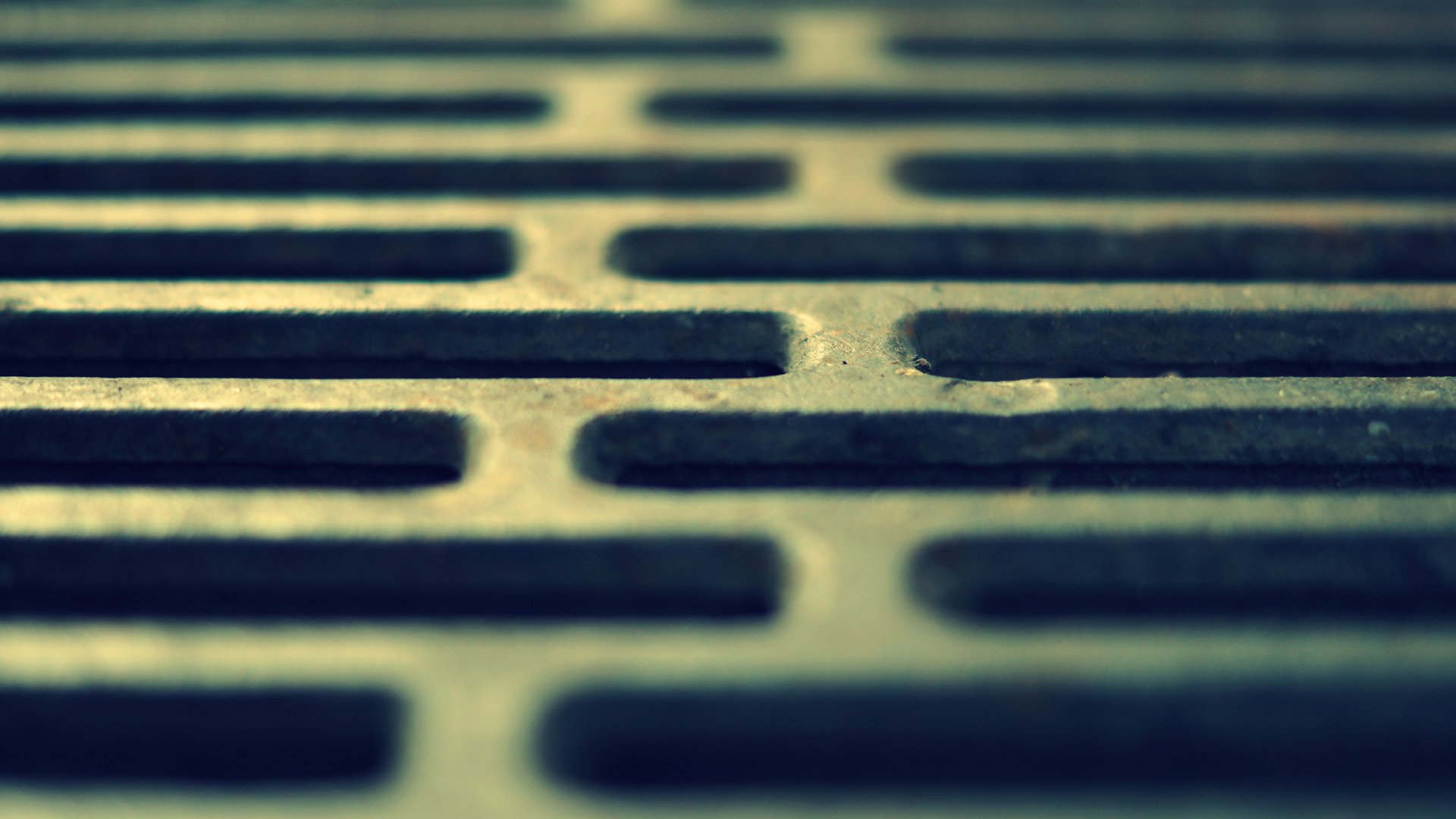 metal grille cell close up