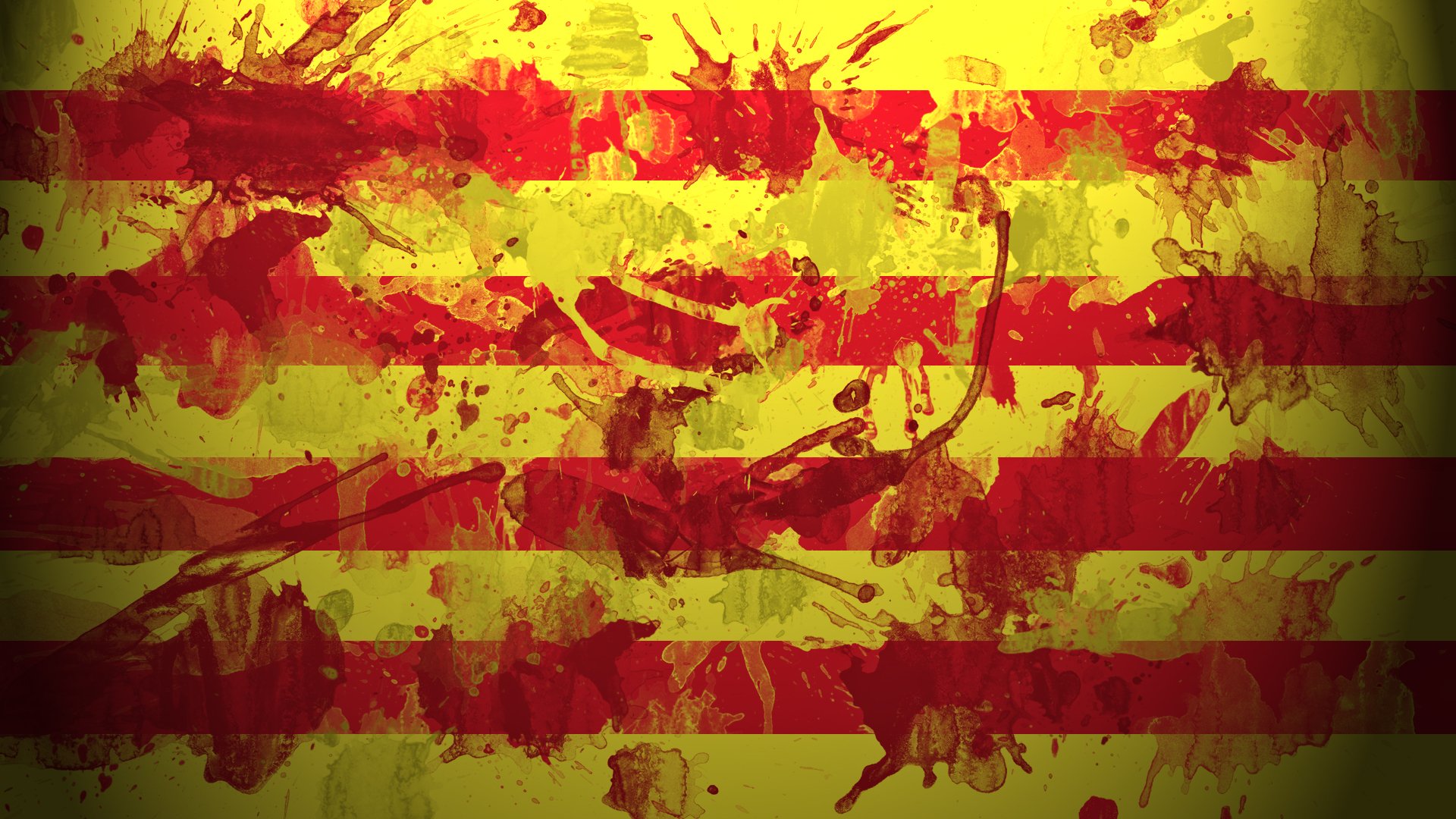 spain catalonia flag barcelona catalunya catalonha paint spray
