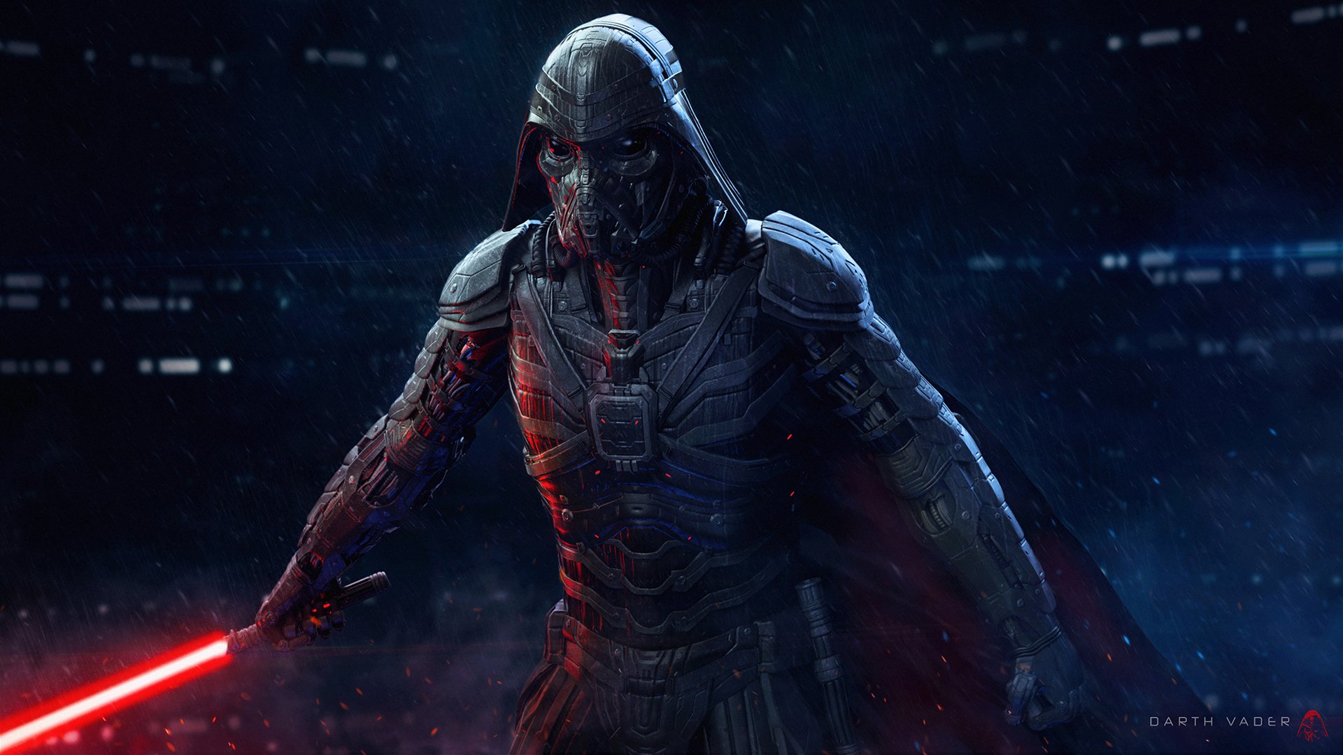 star wars darth vader fan art anakin skywalker lightsaber