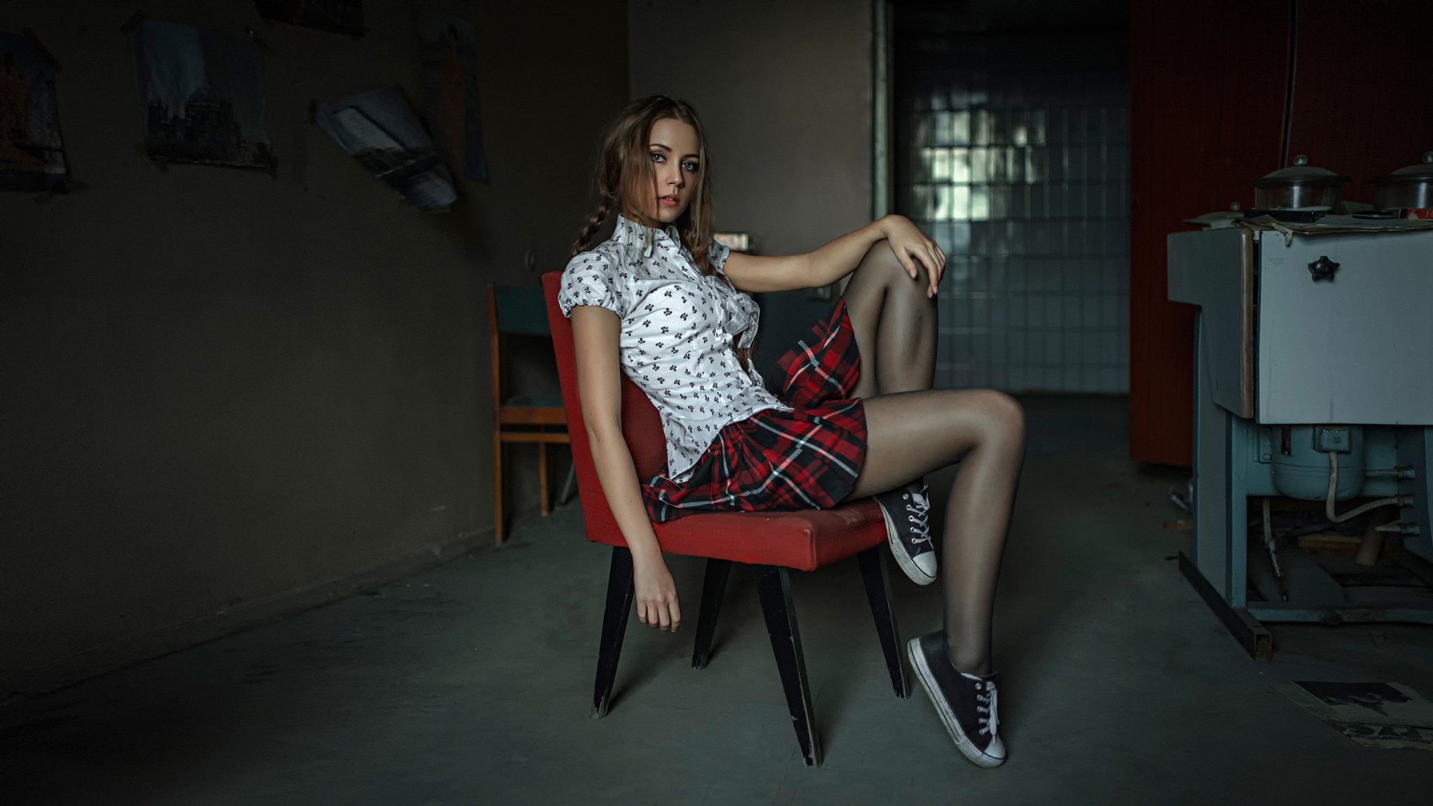 kseniya kseniya kokoreva shirt skirt feet george chernyad'ev
