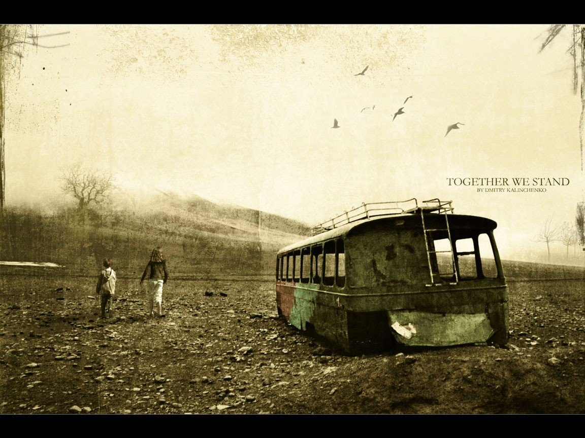 together we stand fortitude attrition old age rusty bus