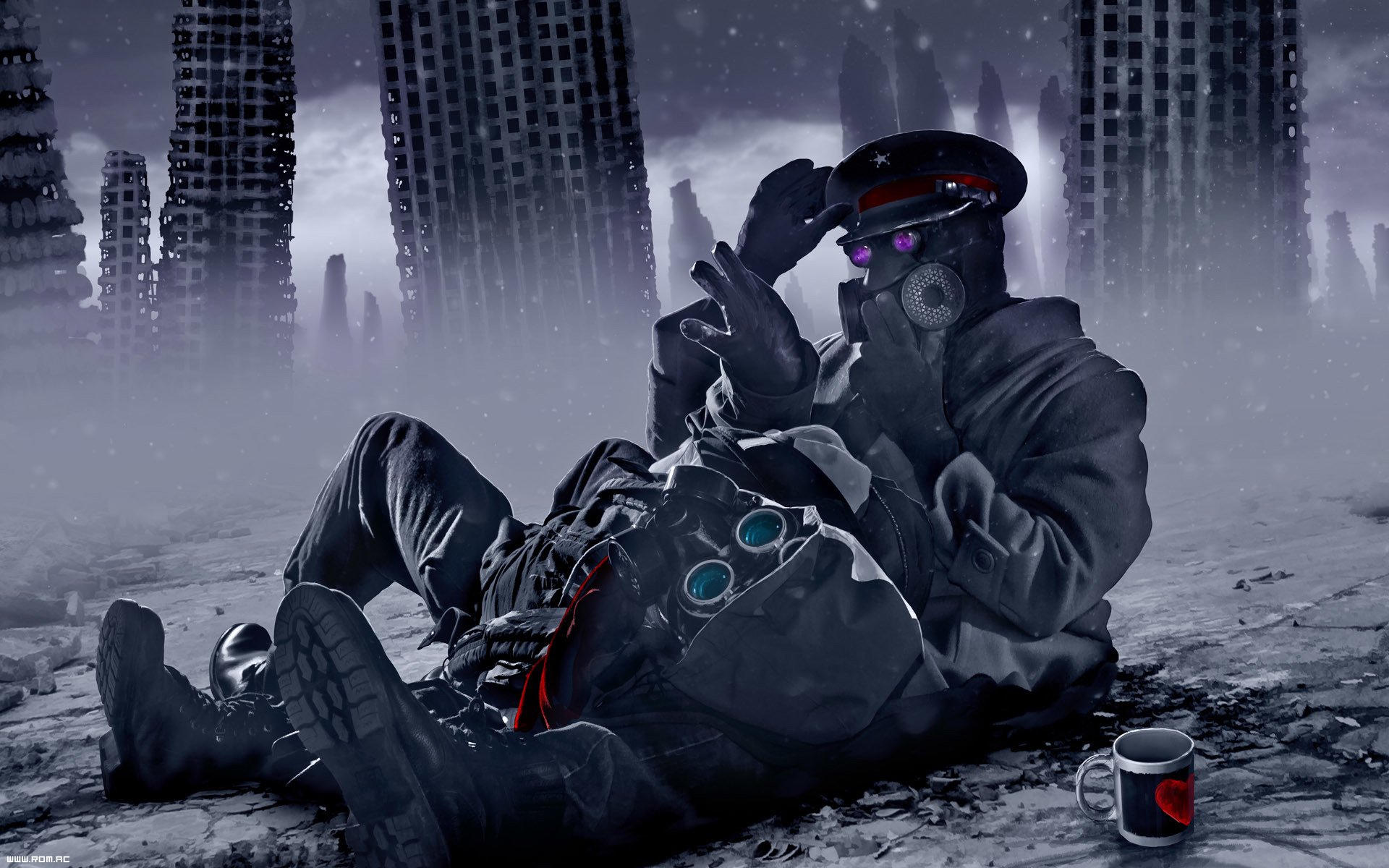 ruins romance of the apocalypse romantically apocalyptic kopetan snippi mug heart reclining .