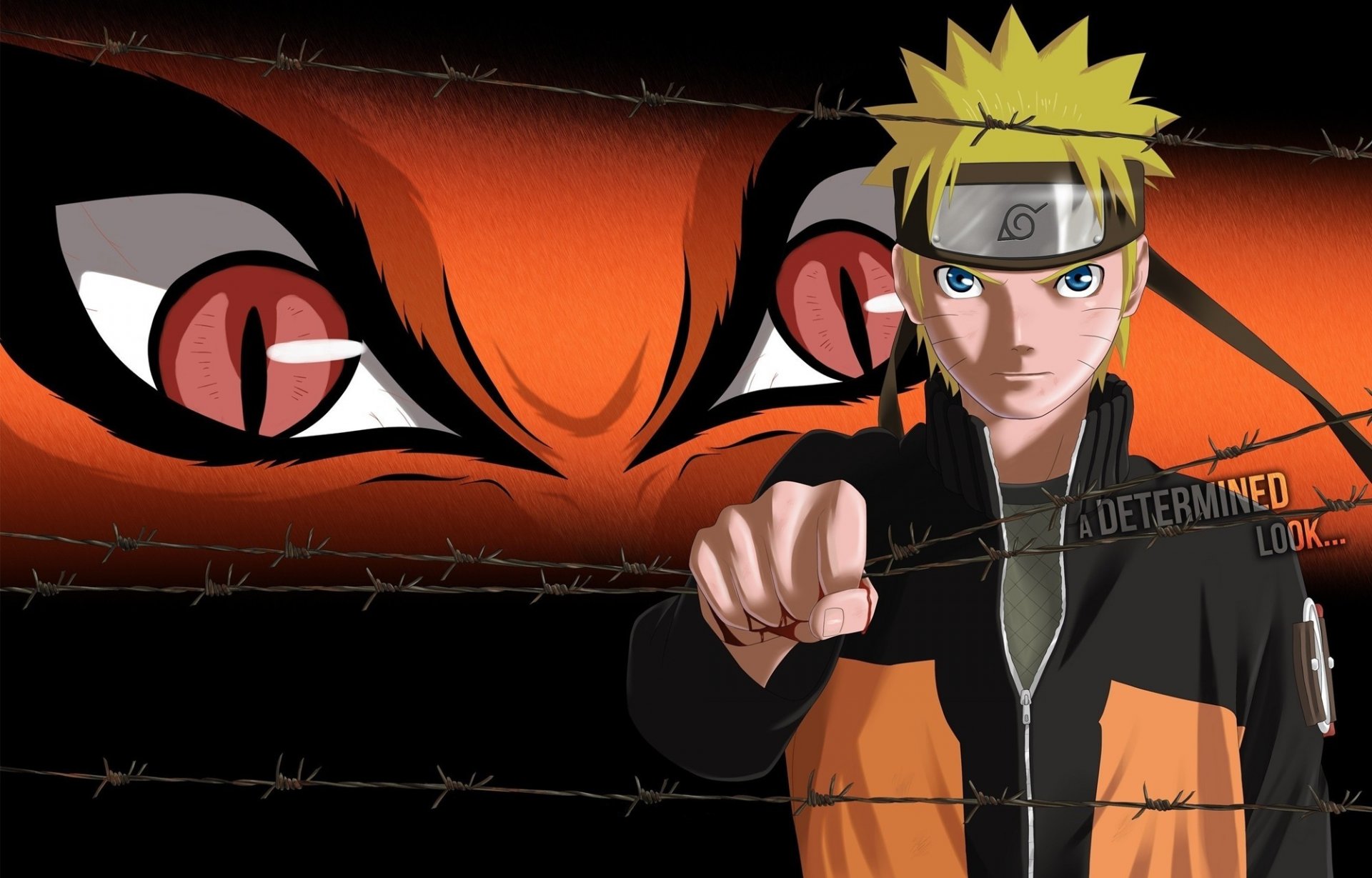 naruto uzumaki naruto shippuden uzumaki naruto kyuubi kurama kurama no yoko fox bijuu ninja shinobi genin bloond prision bloond prision movie bloond logo konohahakure no sato hitayate determination fo
