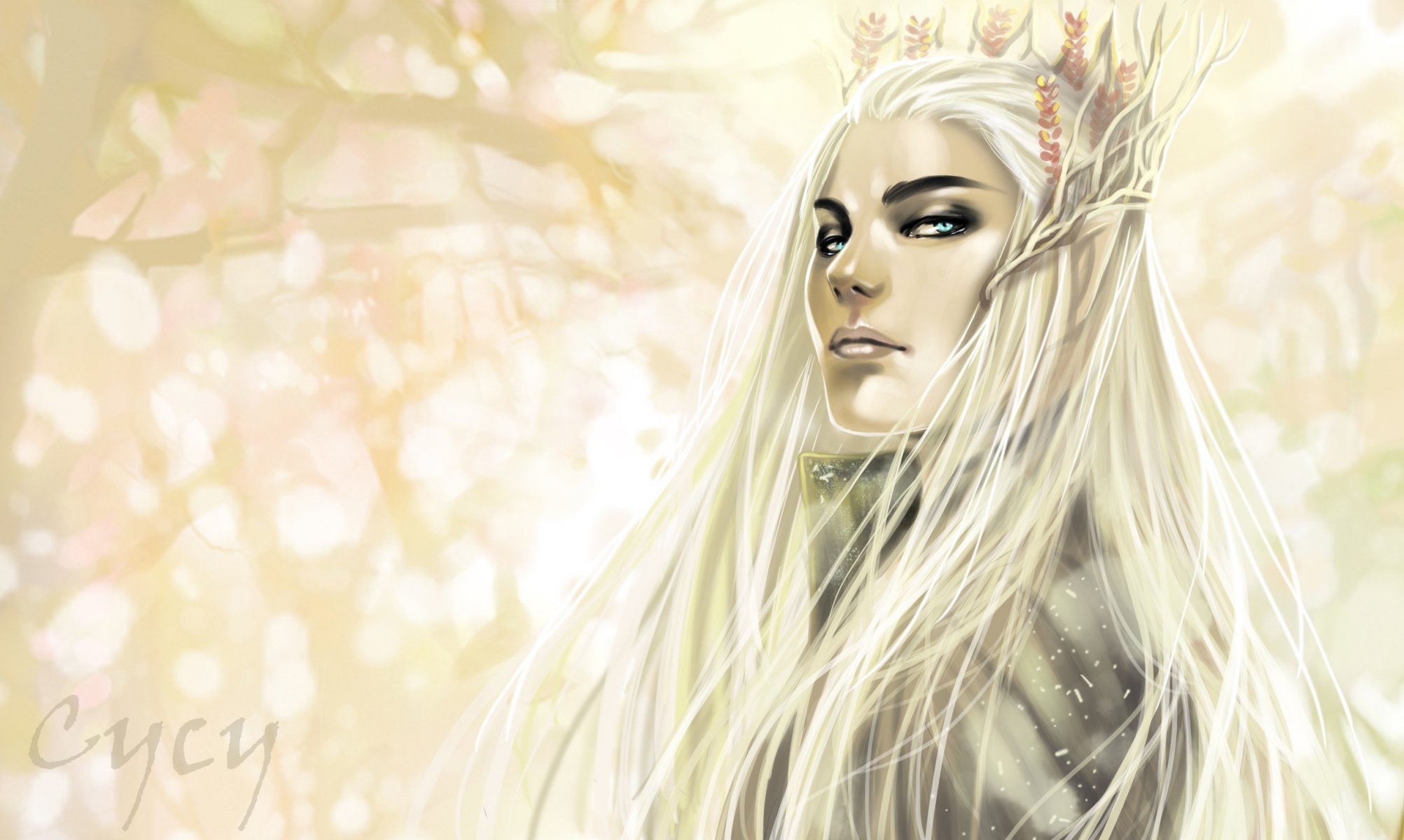 art hobbies unexpected journey the hobbit an unexpected journey lord of the rings the lord of the rings thranduil elf background crown tree