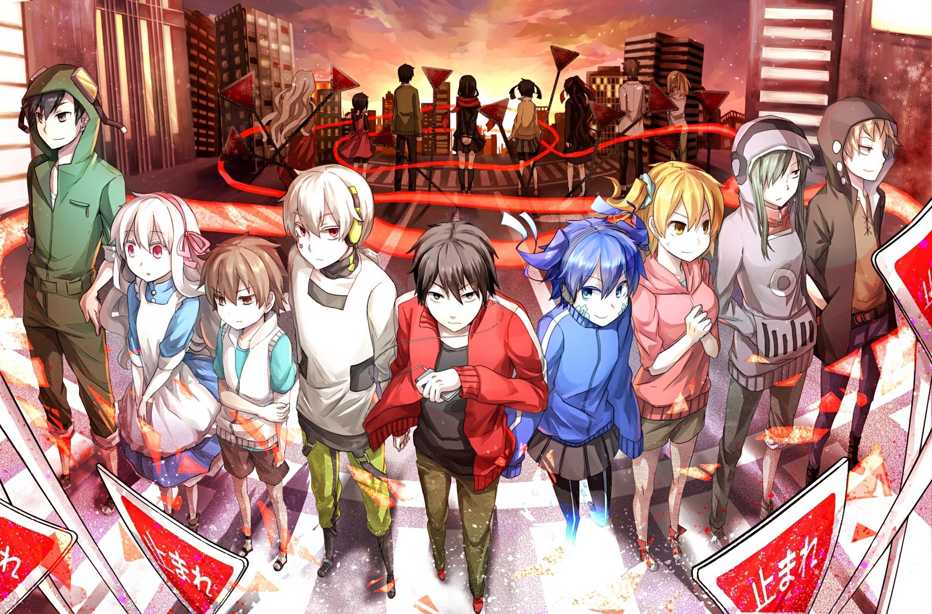 art maruyama-jp kagerou project amamiya hibiya asahina hiyori azami ene enomoto takane kano shuuya kido tsubomi kisaragi momo kisaragi shintaro kokonose haruka konoha kozakura mary kozakura shion seto