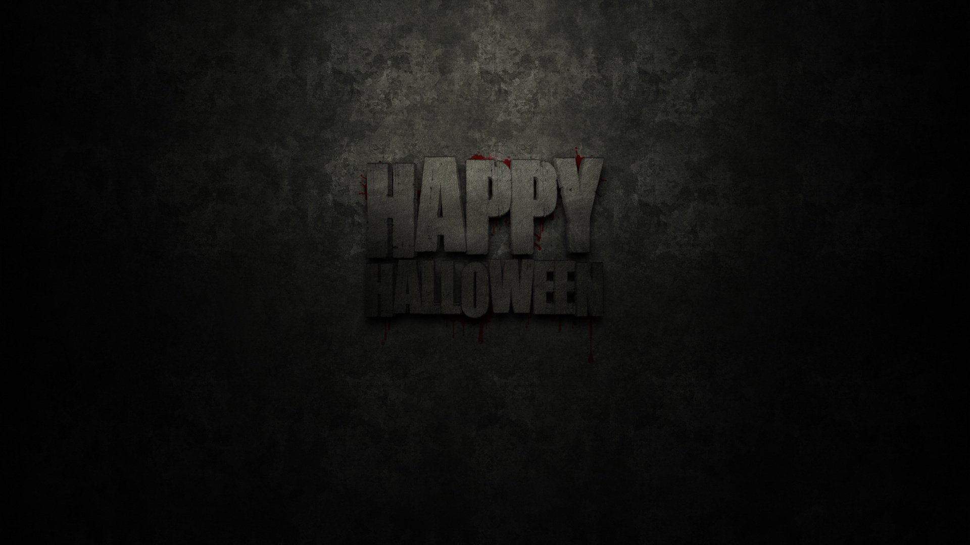 Inscription : happy halloween on a dark background