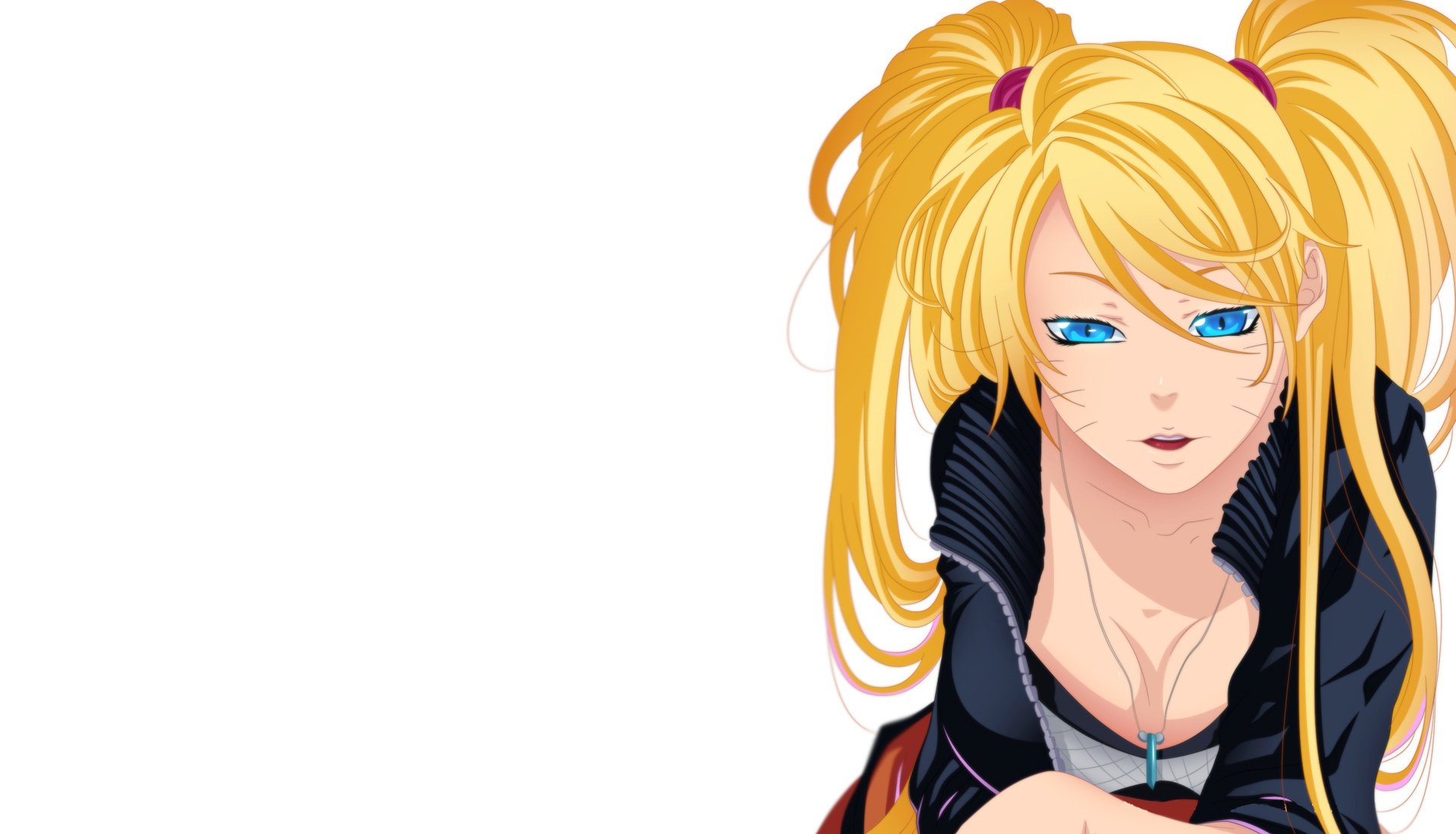 The pendant. Lush tails. Fringe