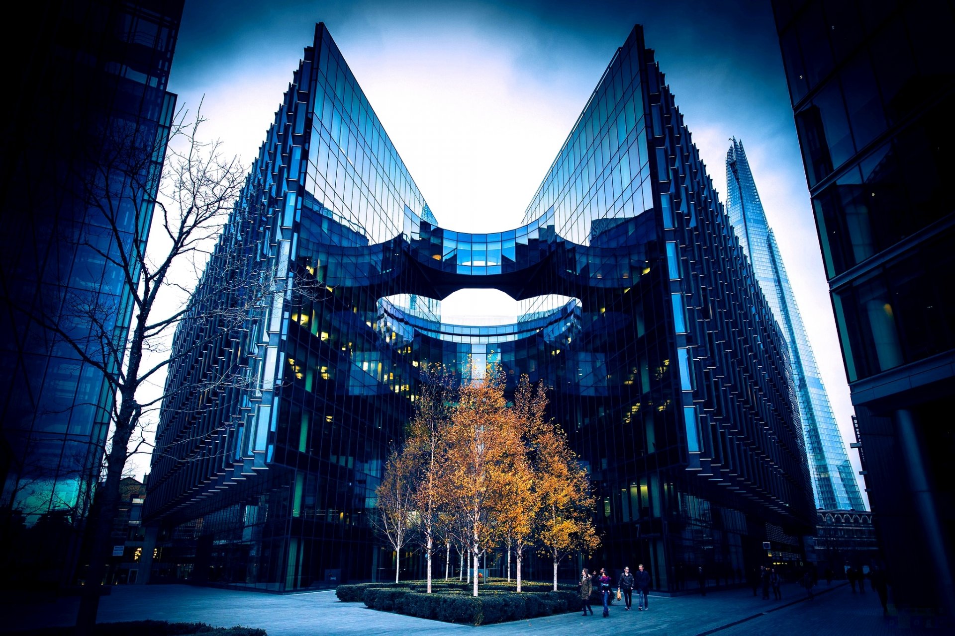 london great britain united kingdom england town 7 more london riverside building architecture art nouveau glass tree autumn street people