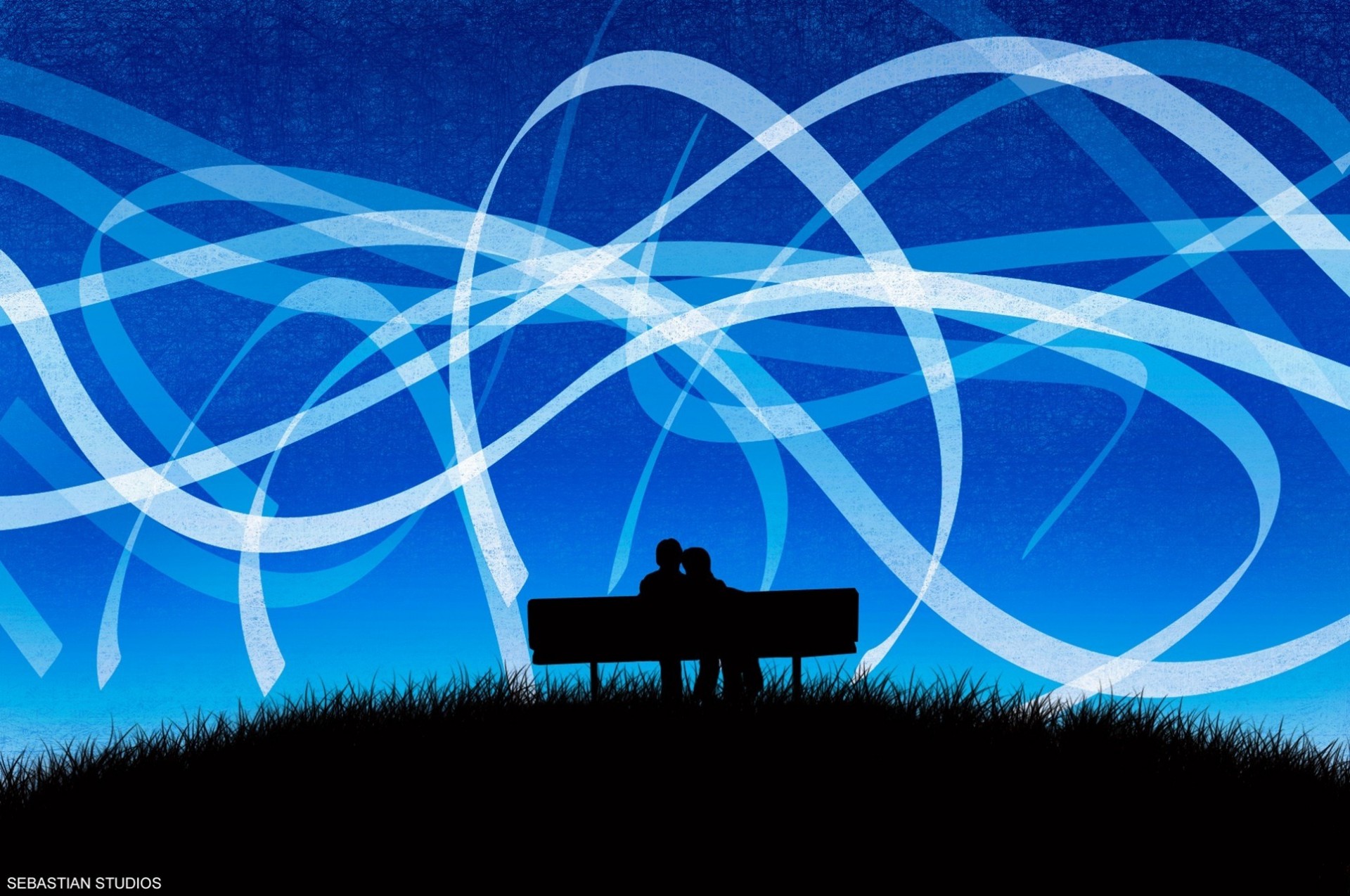 silhouette belt love illustrated