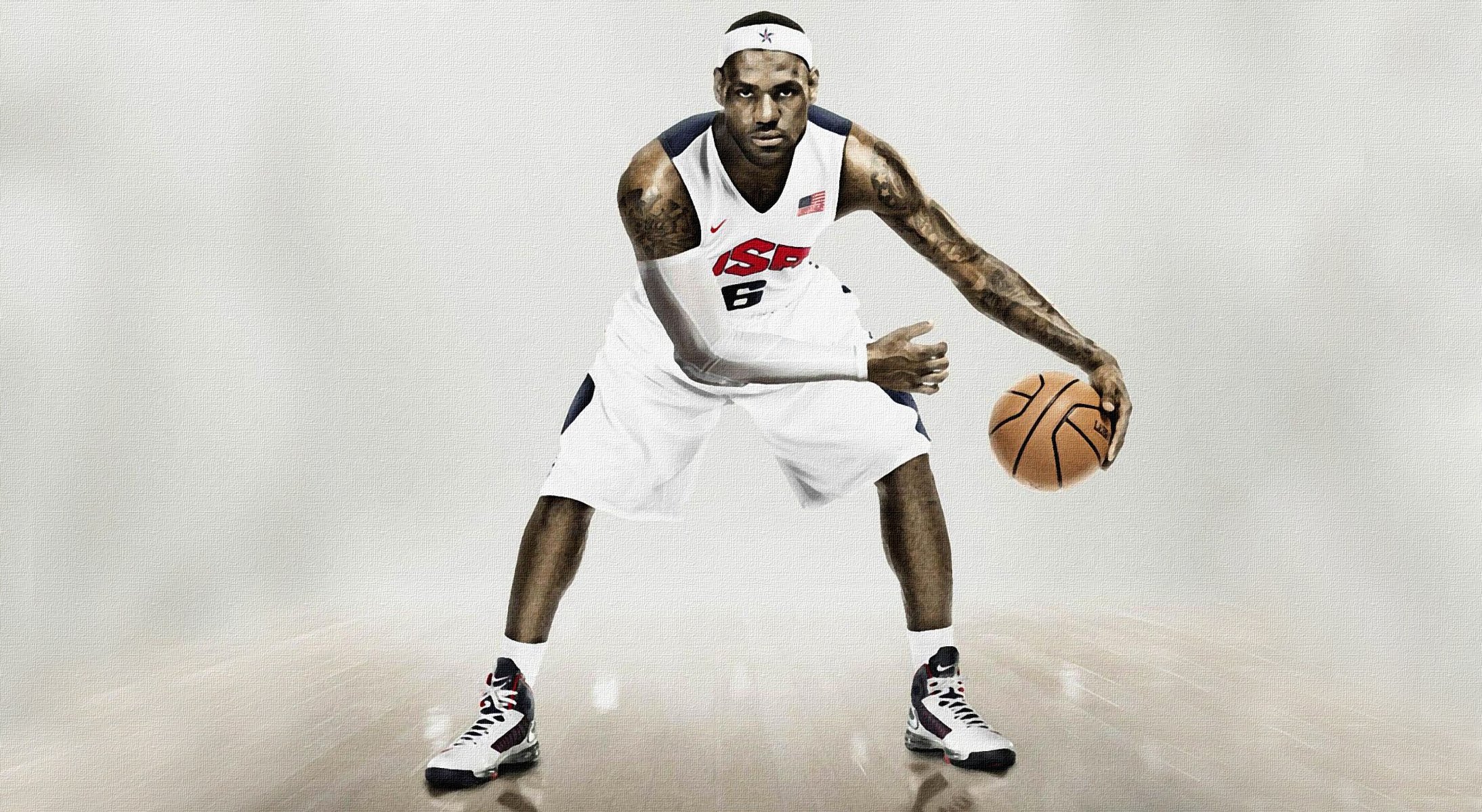 lebron james nike usa basketball player ball form sports